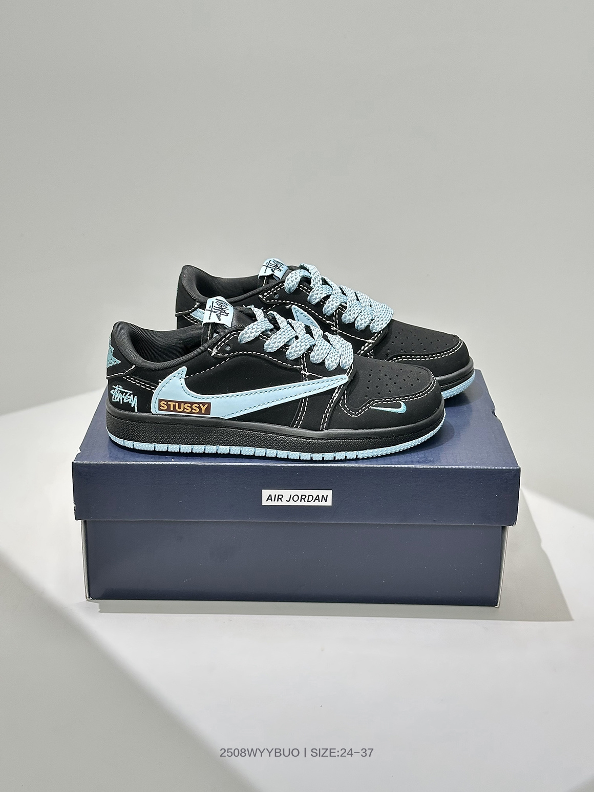 图片[14]-🈴 童鞋 乔丹Air Jordan 1 Low AJ1乔1倒勾低帮休闲复古文化运动板鞋 货号： XS2024 024 尺码：24 25 26 27 28 29 30 31 32 33 34 35 36 37-选品中心