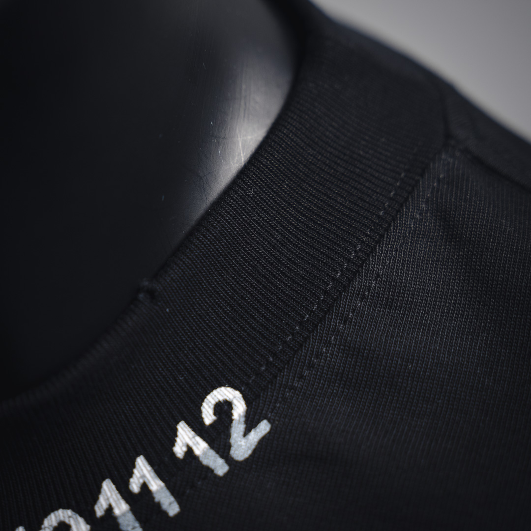 MM6/马吉拉25ss印花logo圆领短袖T恤