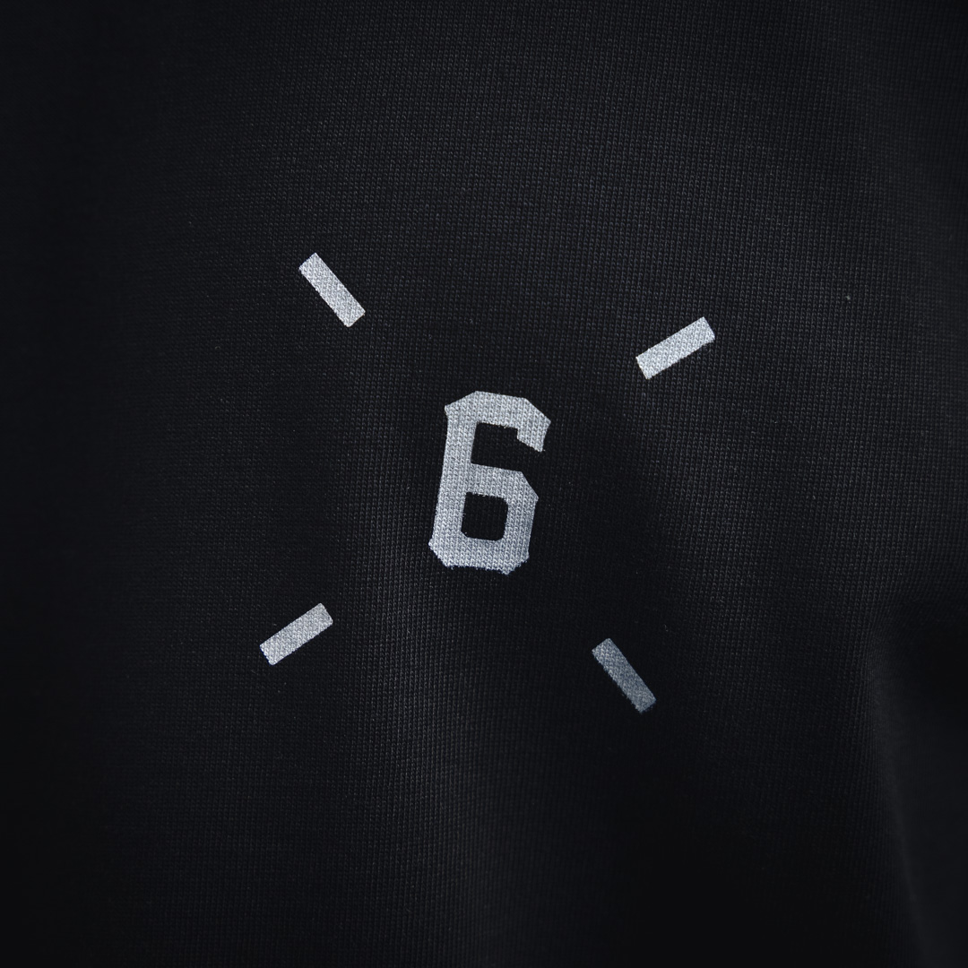 MM6/马吉拉25ss印花logo圆领短袖T恤