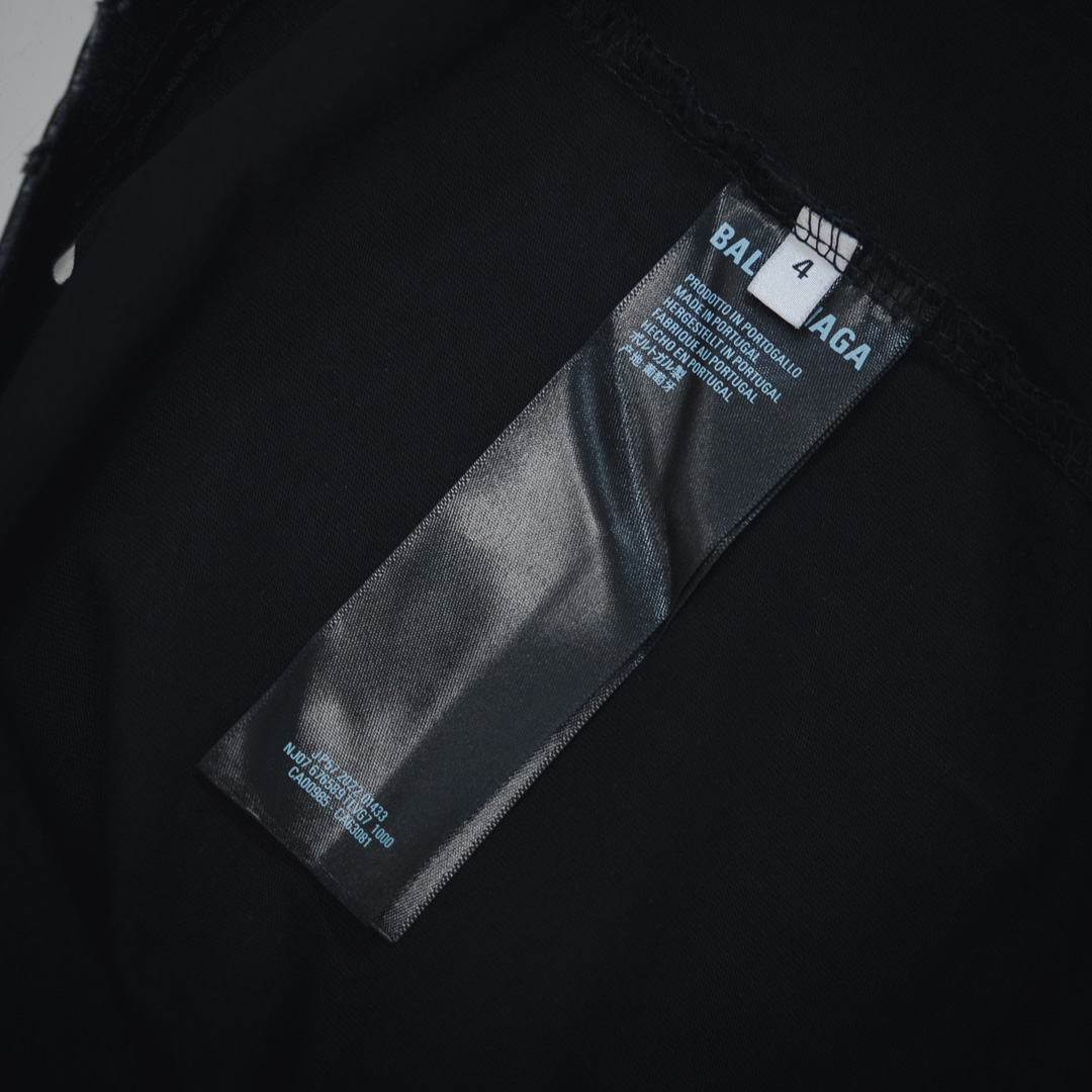 Balenciaga巴黎世家 25ss新款情人节限定爱心涂鸦短袖