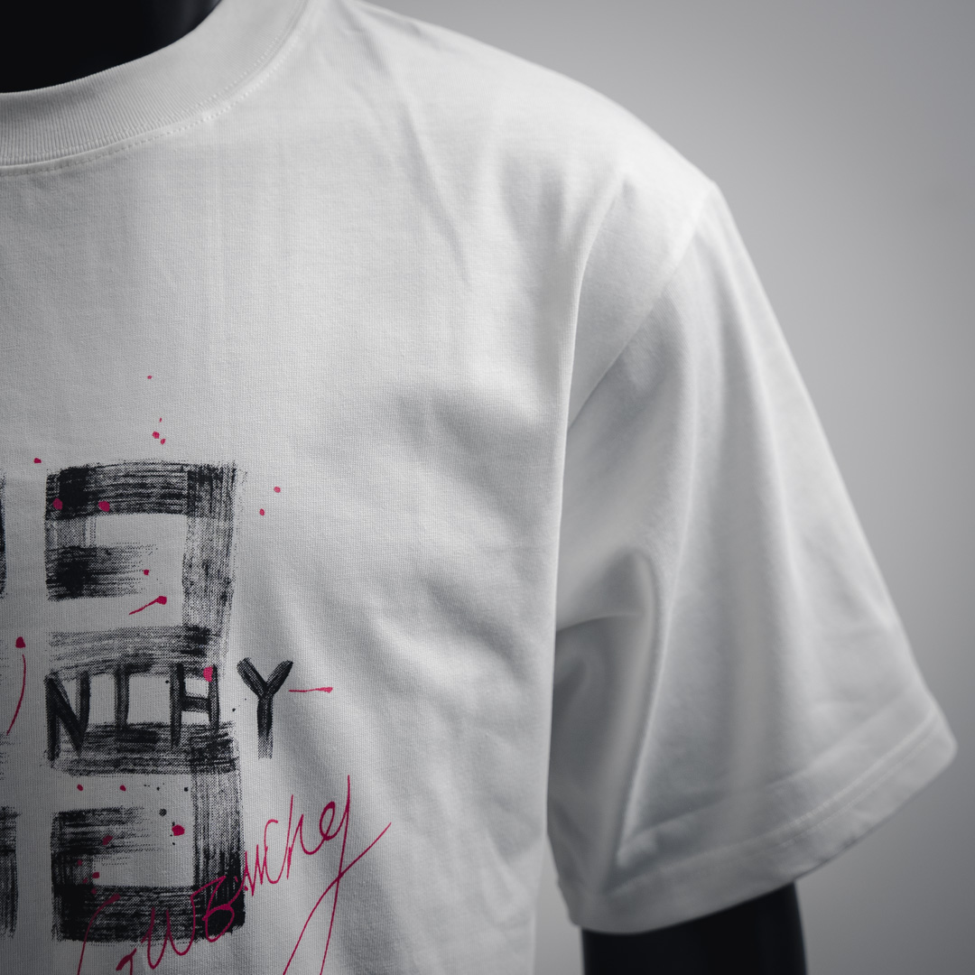 GIVENCHY/纪梵希 25ss 涂鸦草写字母logo短袖T恤