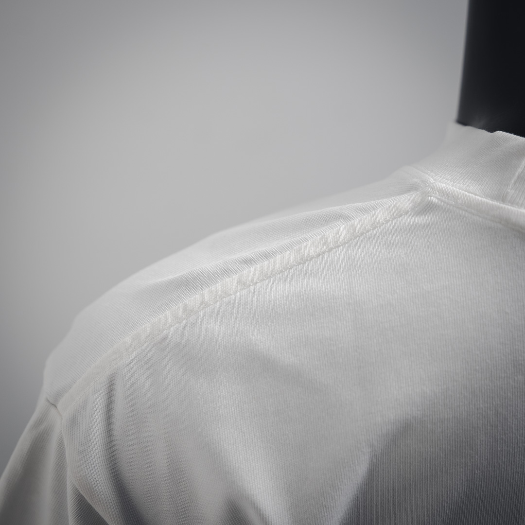 Dior/迪奥And Hylton Nel联名 标语字母logo圆领短袖T恤 白色/黑色