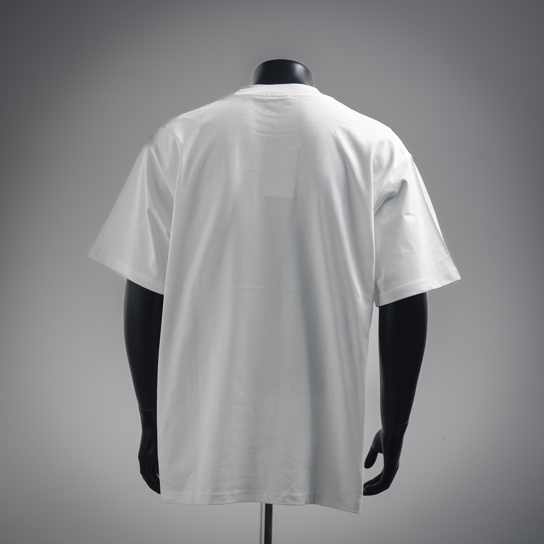 Dior/迪奥And Hylton Nel联名 标语字母logo圆领短袖T恤 白色/黑色