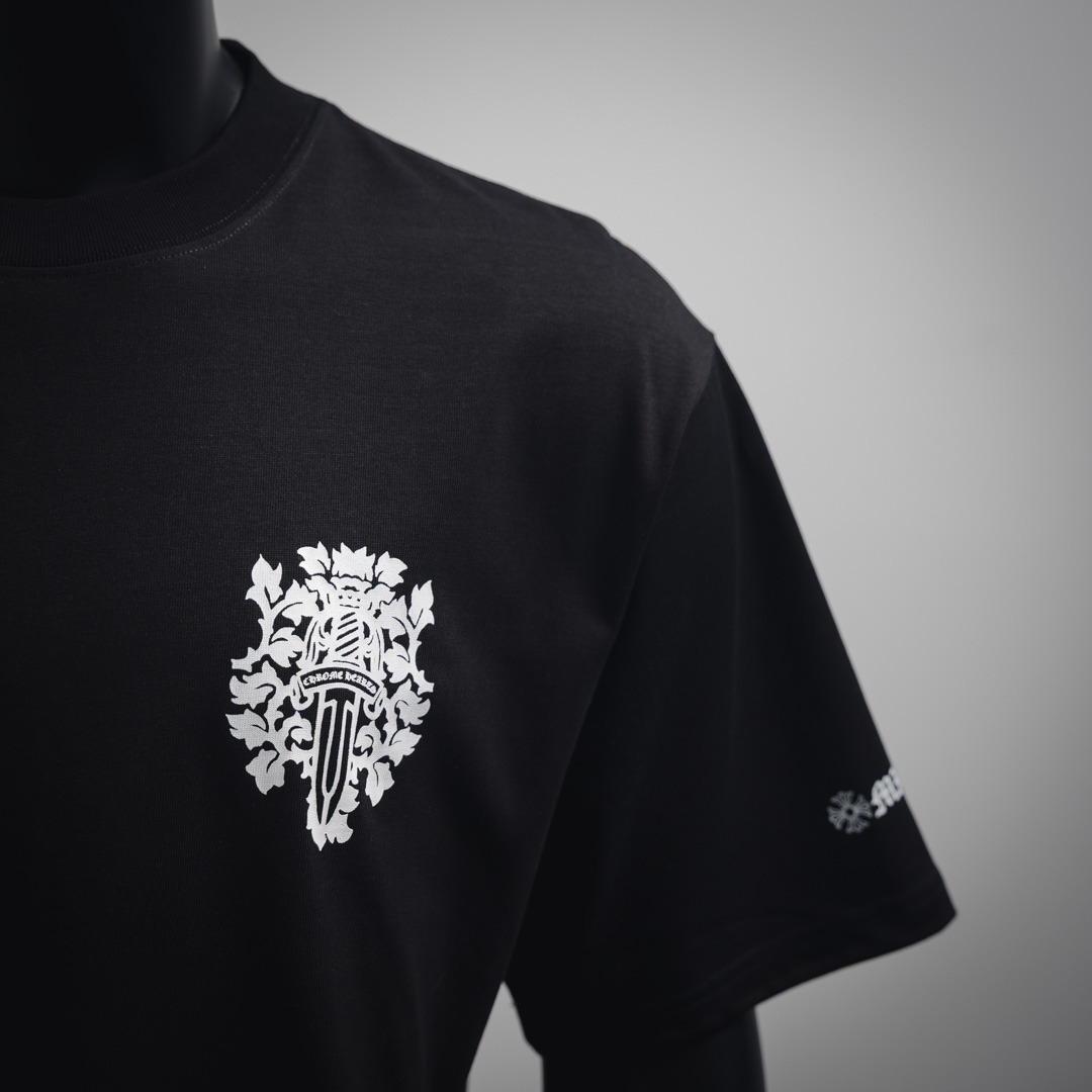 Chrome hearts CH/克罗心25ss大宝剑印花logo圆领短袖