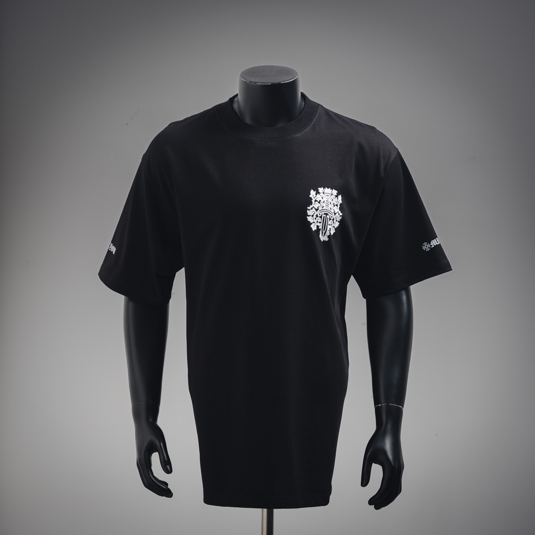 Chrome hearts CH/克罗心25ss大宝剑印花logo圆领短袖