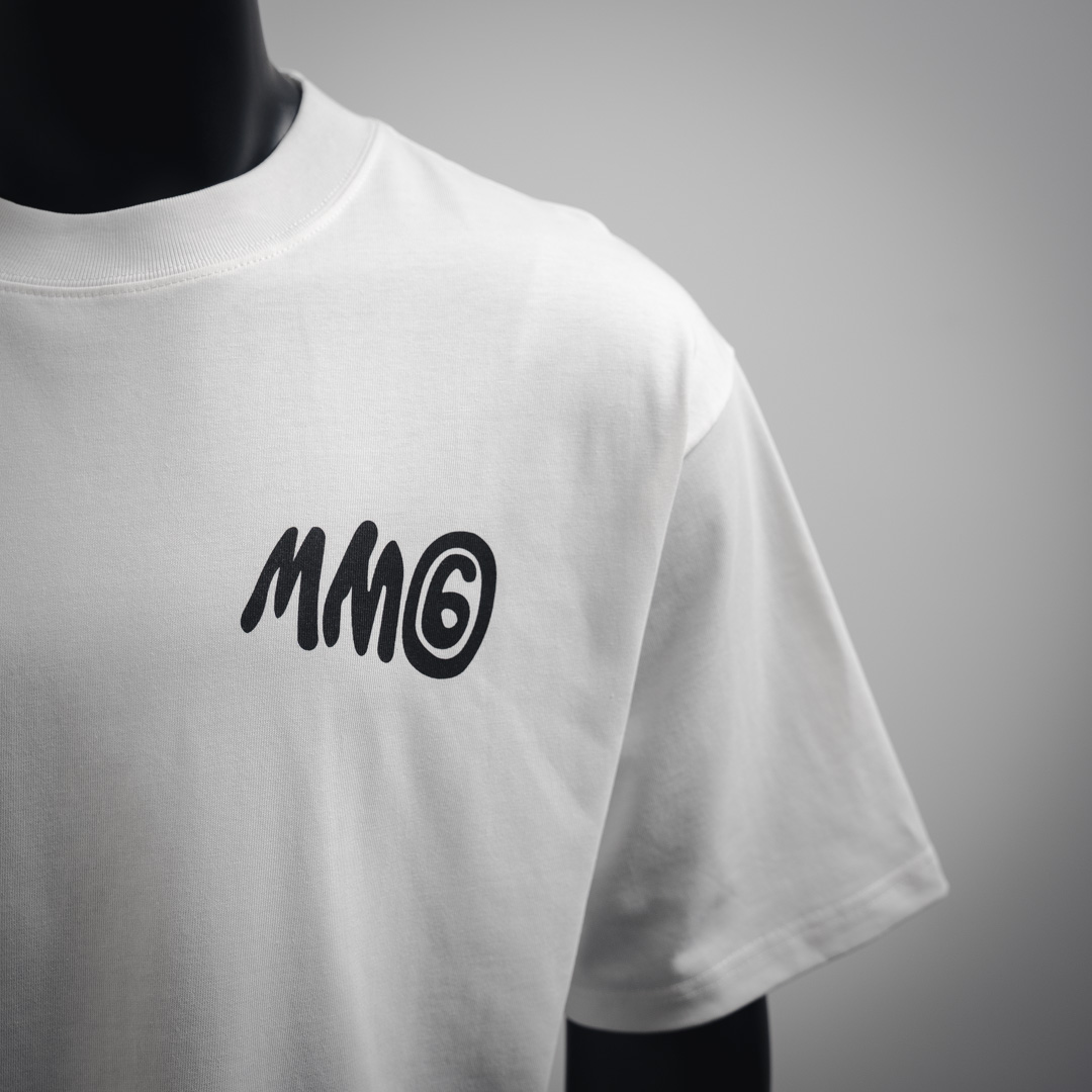 Maison Margiela马吉拉MM6数字字母短袖T恤