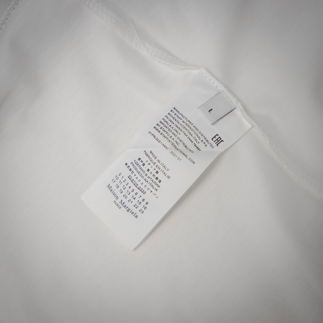 Maison Margiela马吉拉MM6数字字母短袖T恤