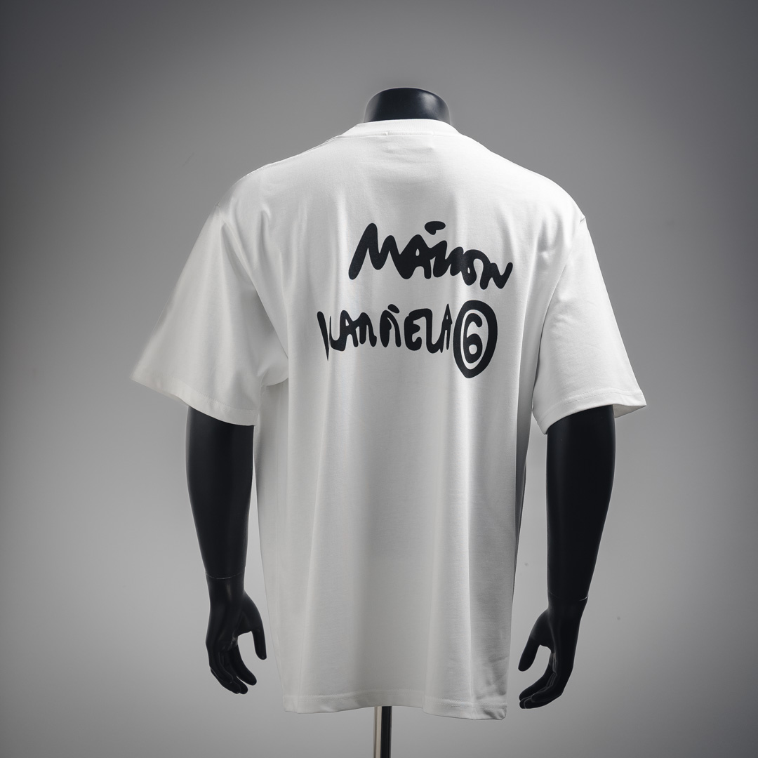 Maison Margiela马吉拉MM6数字字母短袖T恤