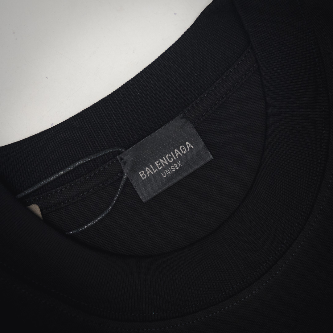 Balenciaga巴黎世家 BlCG 3M新款logo溶解字母短袖T恤