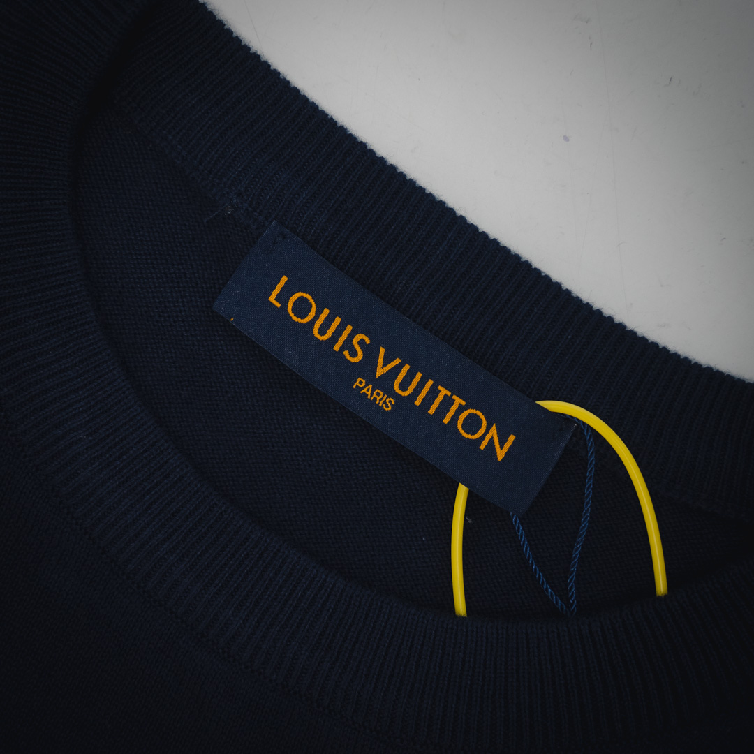 Louis Vuitton路易威登25ss Nigo爱心提花短袖爱心毛织短袖