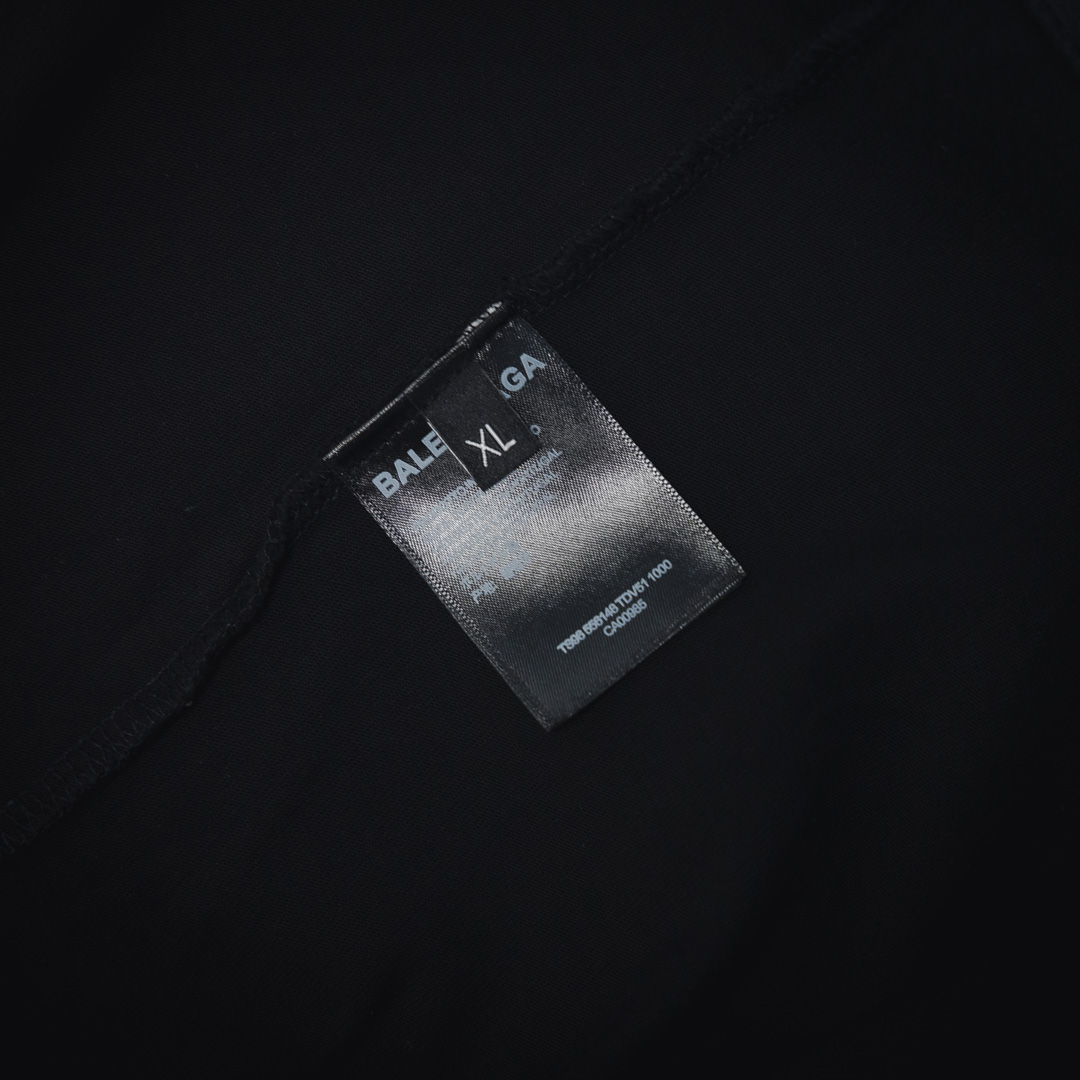 Balenciaga/巴黎世家 25ss 白环logo印花短袖T恤