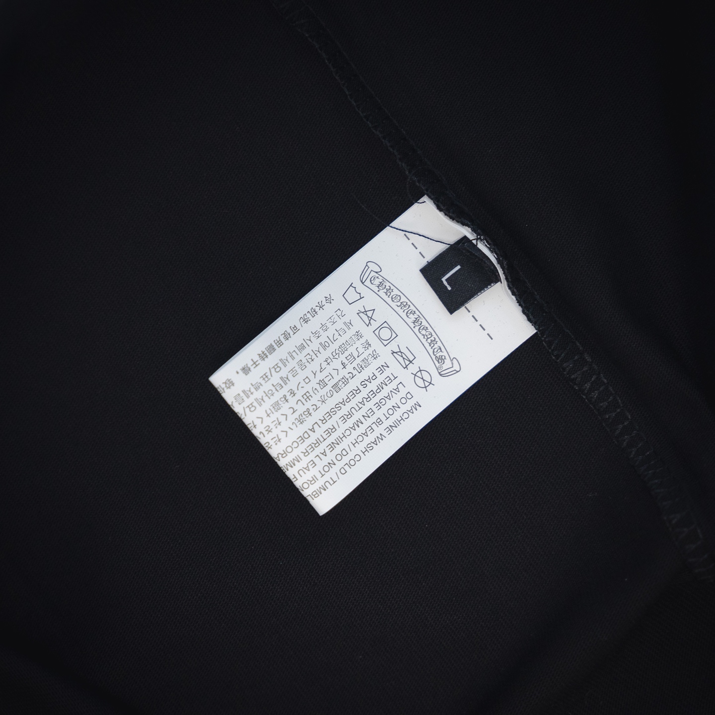 Chrome hearts CH/克罗心25ss骷髅头前后印花logo圆领短袖T恤