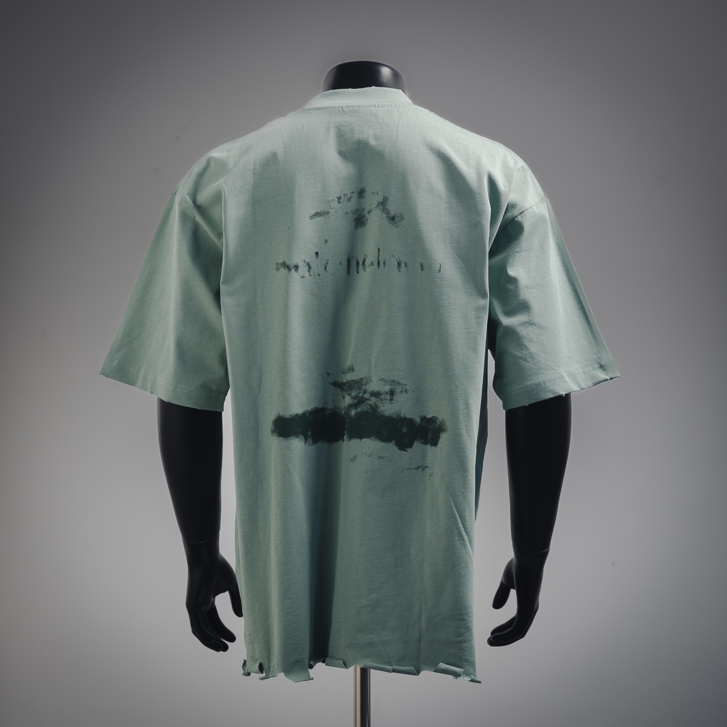 Balenciaga巴黎世家 25ss新款破坏涂鸦短袖 Balenciaga模糊短袖