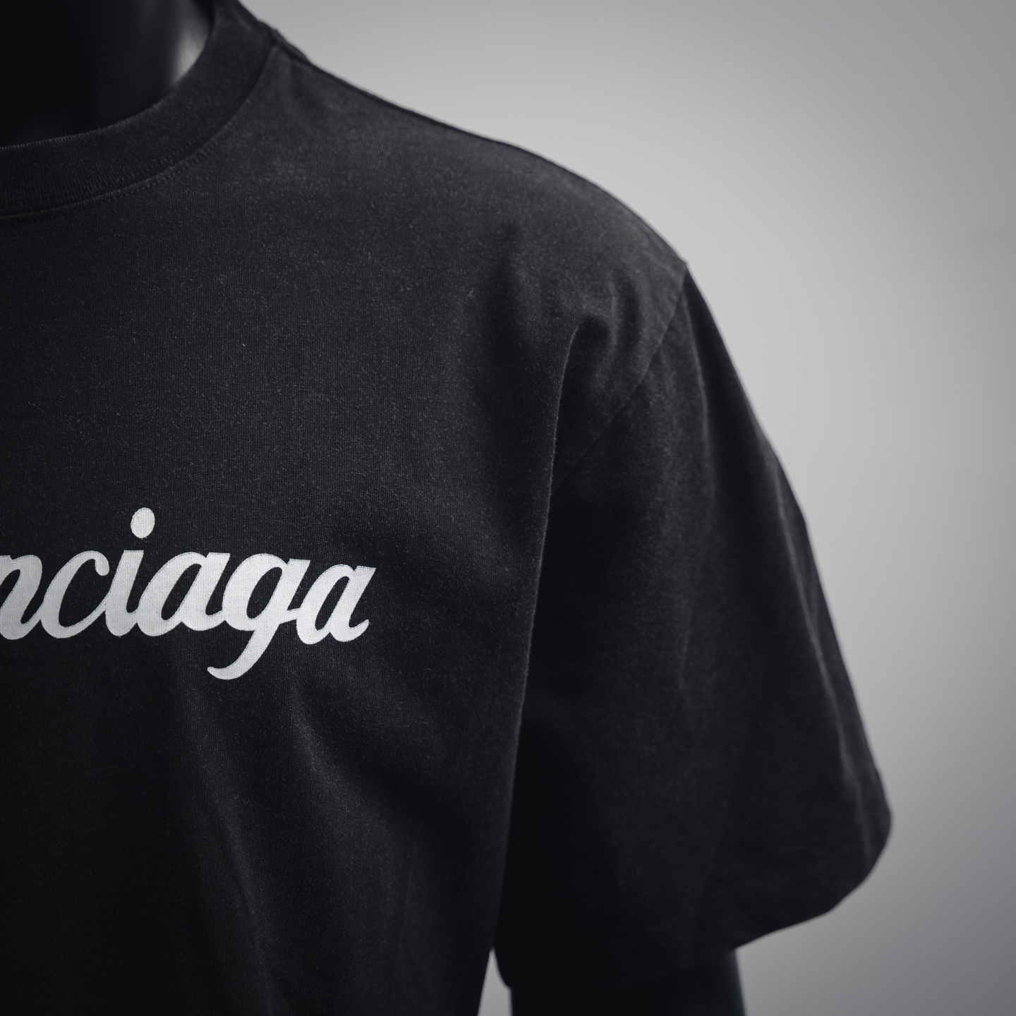 Balenciaga 巴黎世家 BLCG 25SS 水洗字母印花短袖T恤