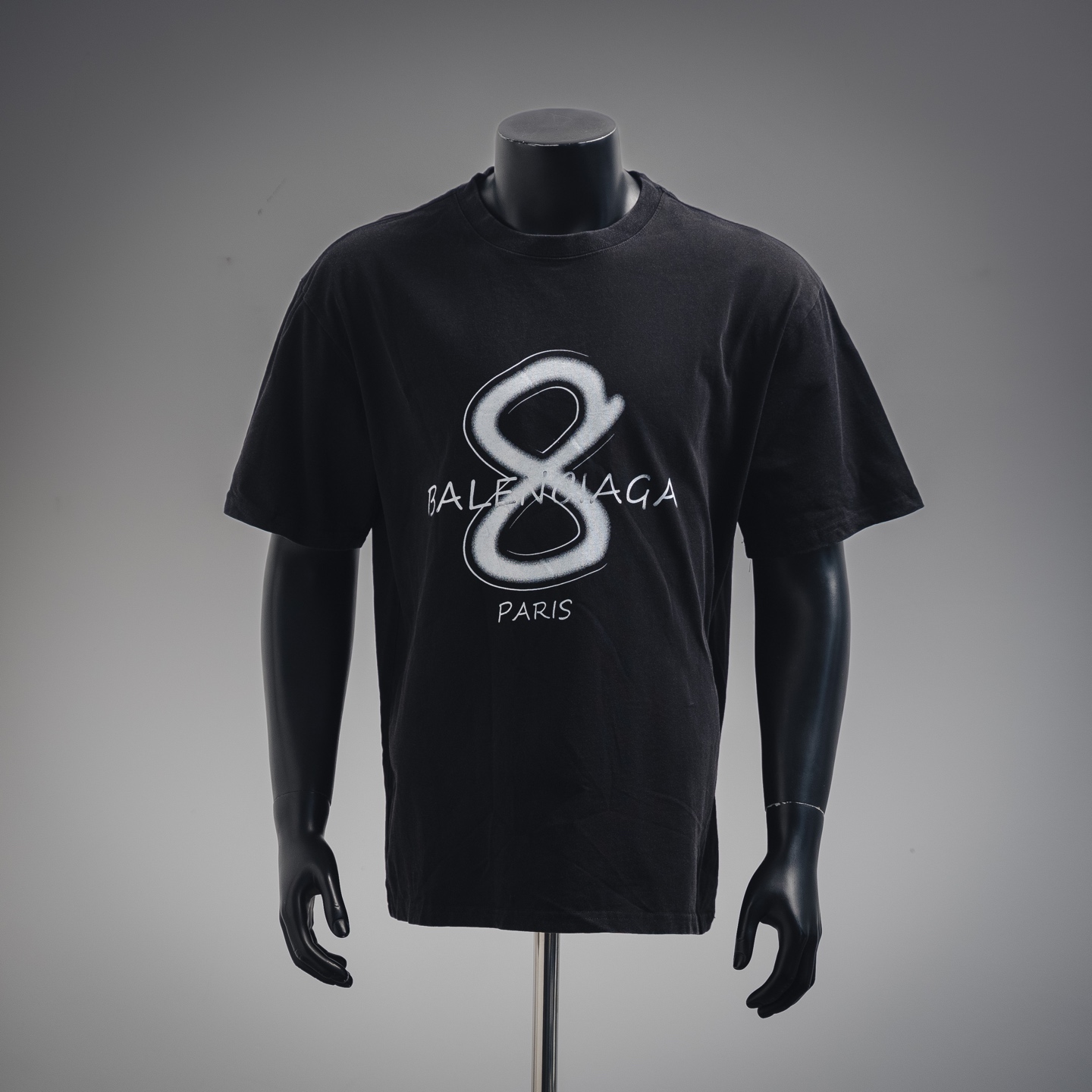 Balenciaga 巴黎世家 BLCG 25SS 水洗8字草写字母印花短袖T恤