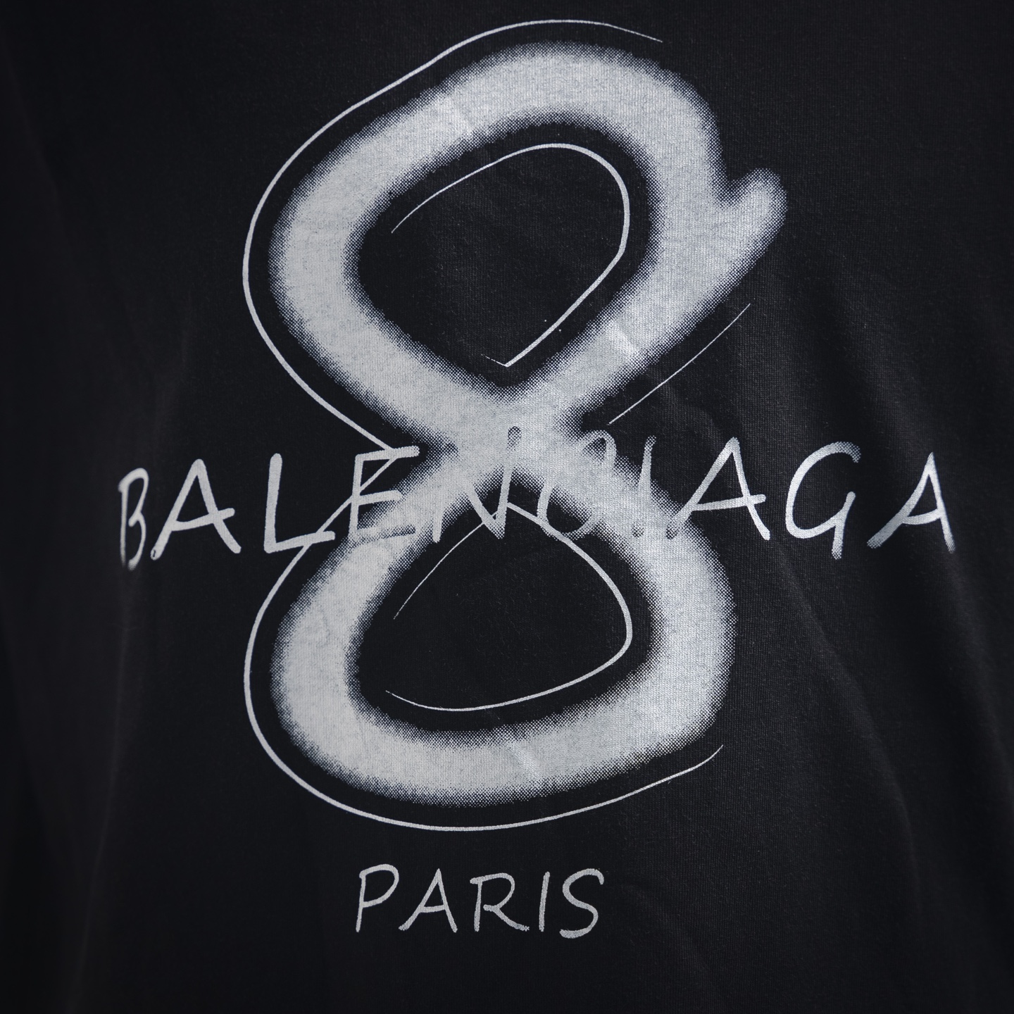 Balenciaga 巴黎世家 BLCG 25SS 水洗8字草写字母印花短袖T恤