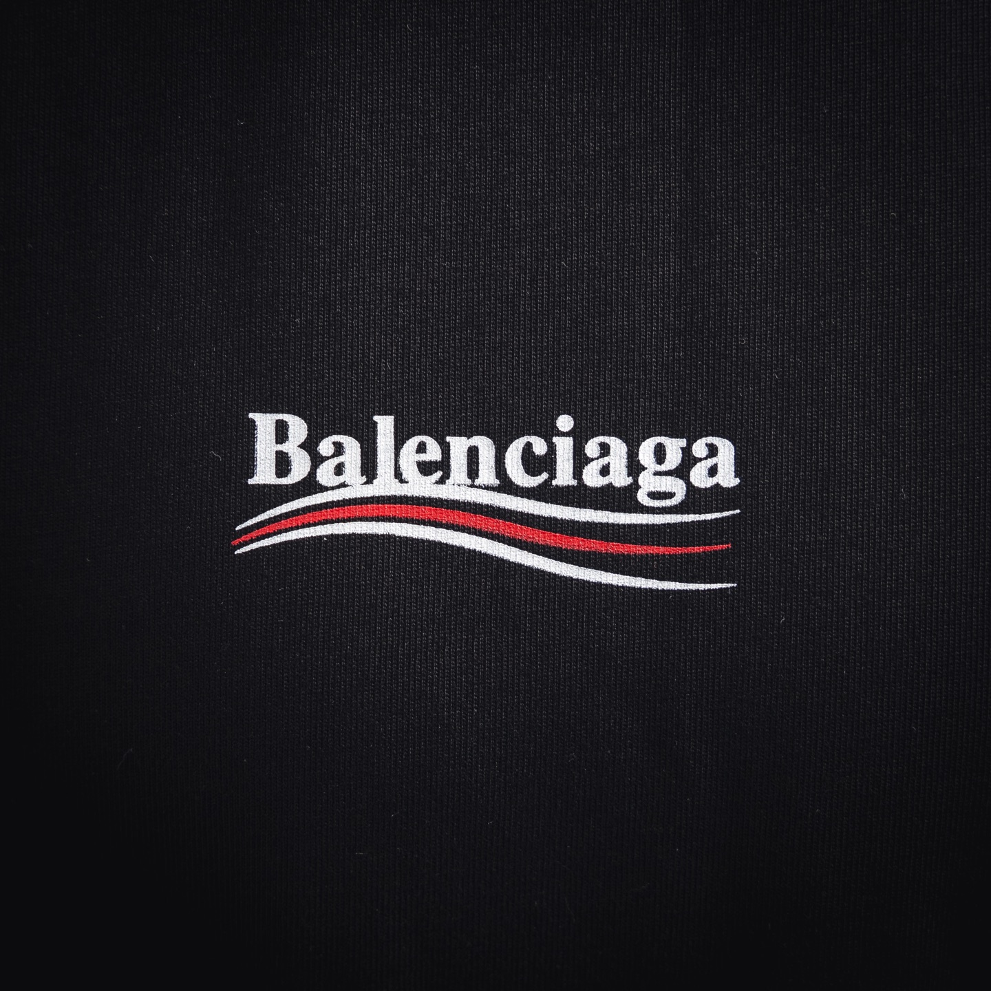 Balenciaga 巴黎世家 BLCG 25ss波浪纹可乐重叠大logo印花短袖T恤