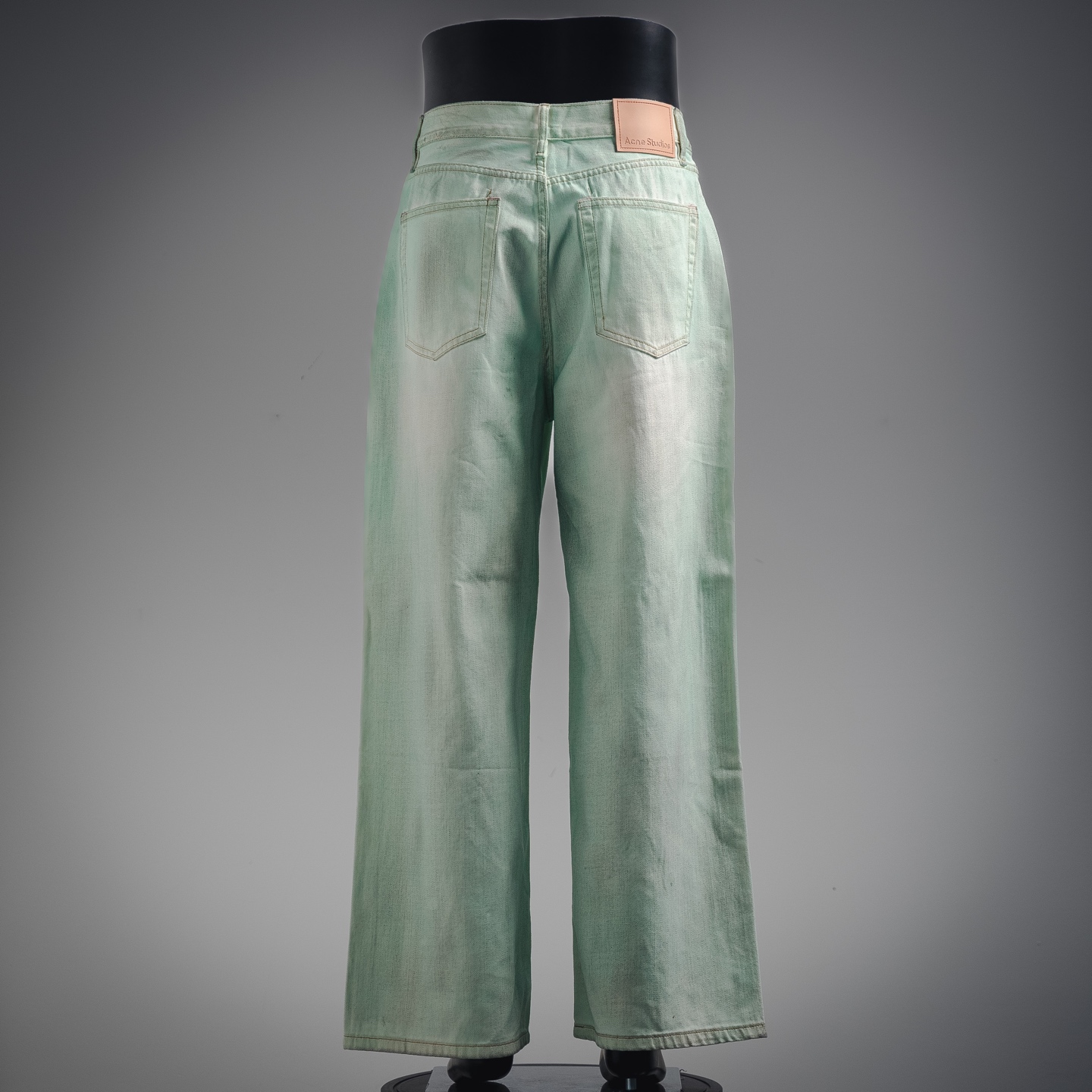 Acnestudios 1981M25ss不规则做旧手工夜光牛仔裤