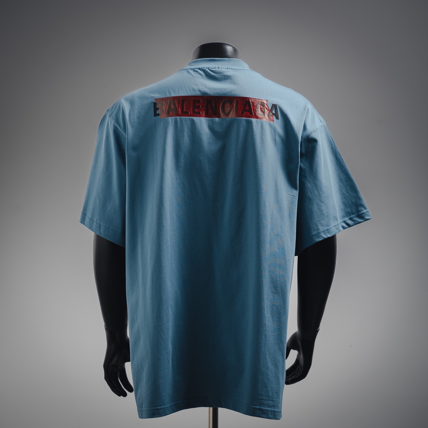 Balenciaga 25ss 新款刺绣logo红胶带短袖