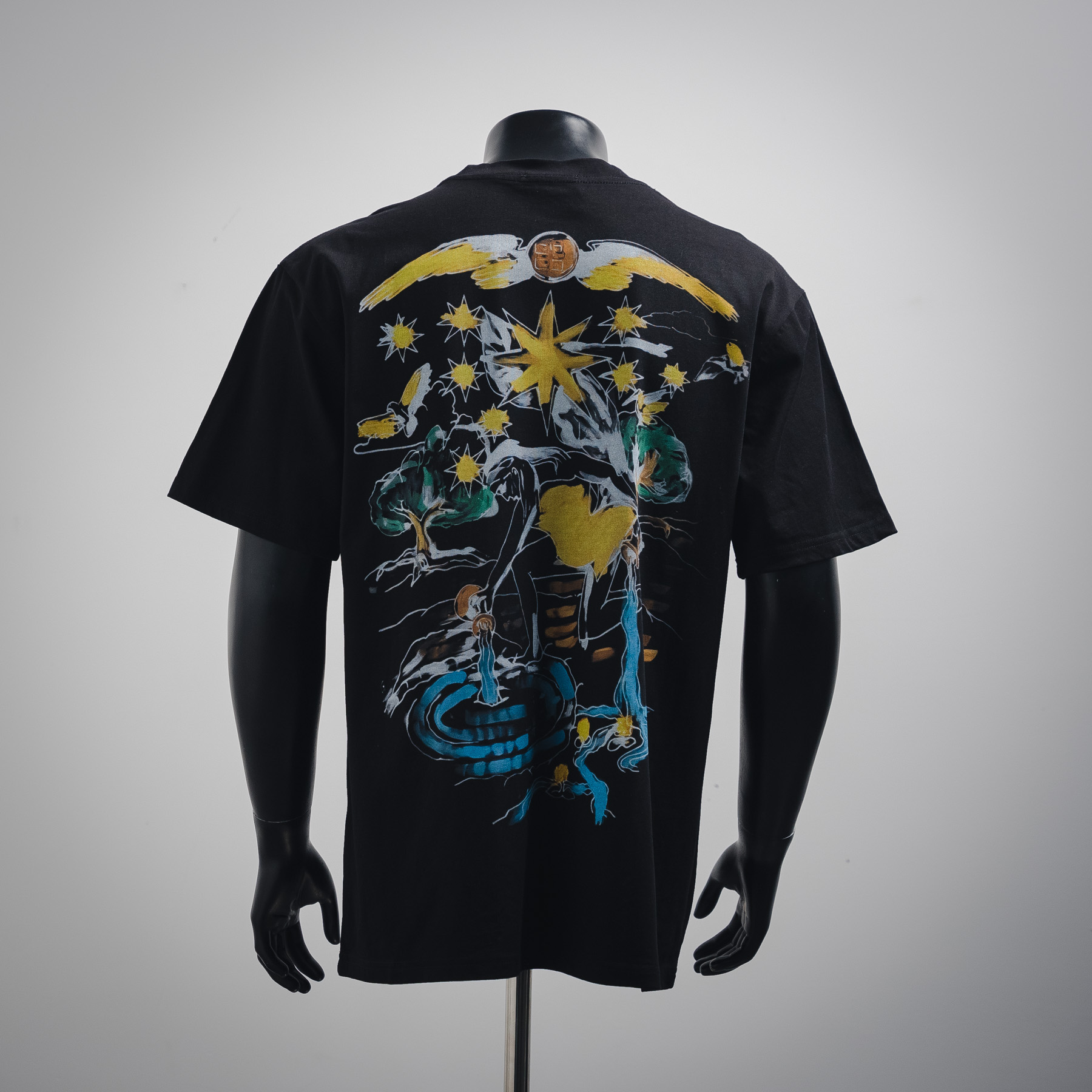 GIVENCHY/纪梵希25ss星星图案印花圆领短袖T恤