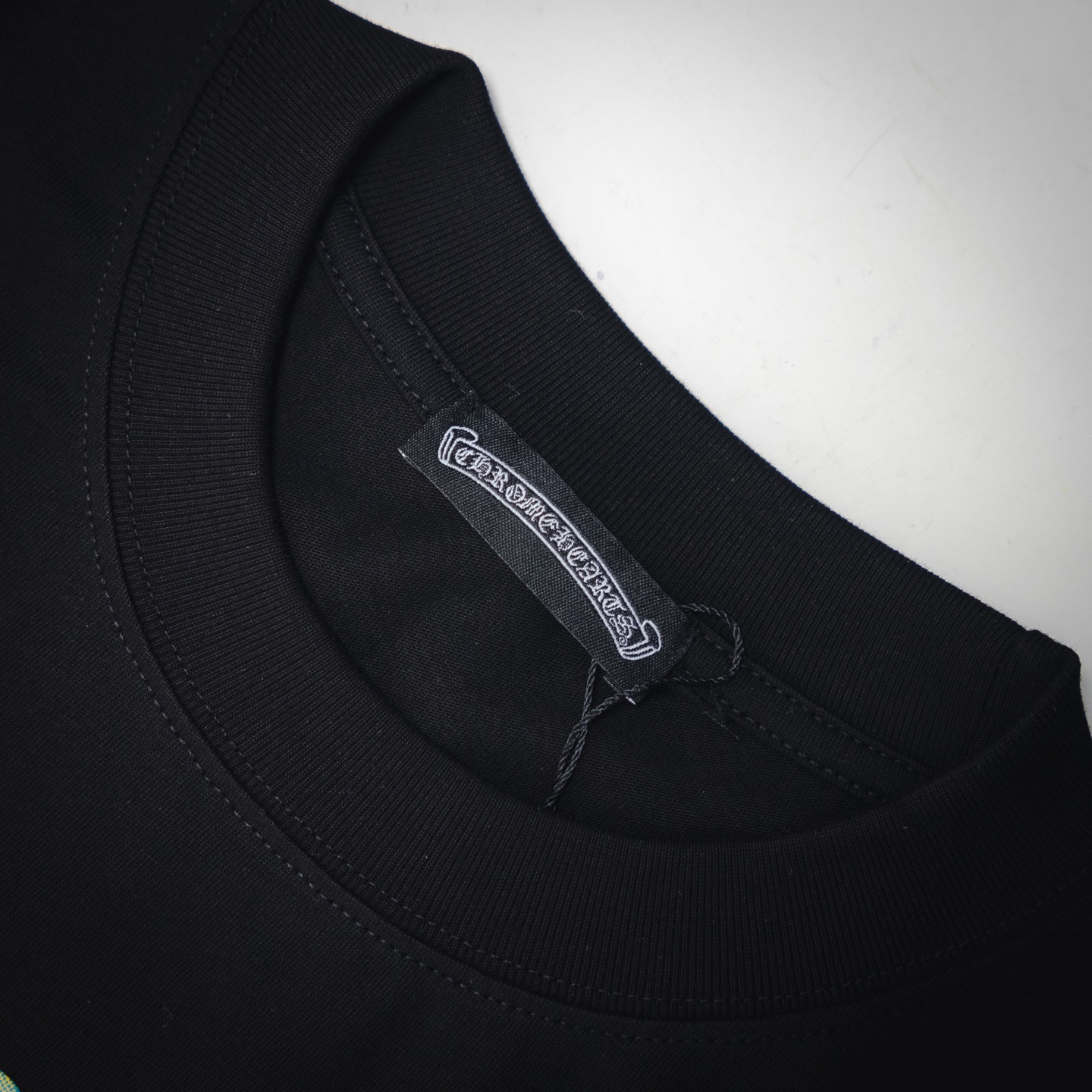 CHROME HEARTS/克罗心CH 渐变发泡项链印花短袖T恤