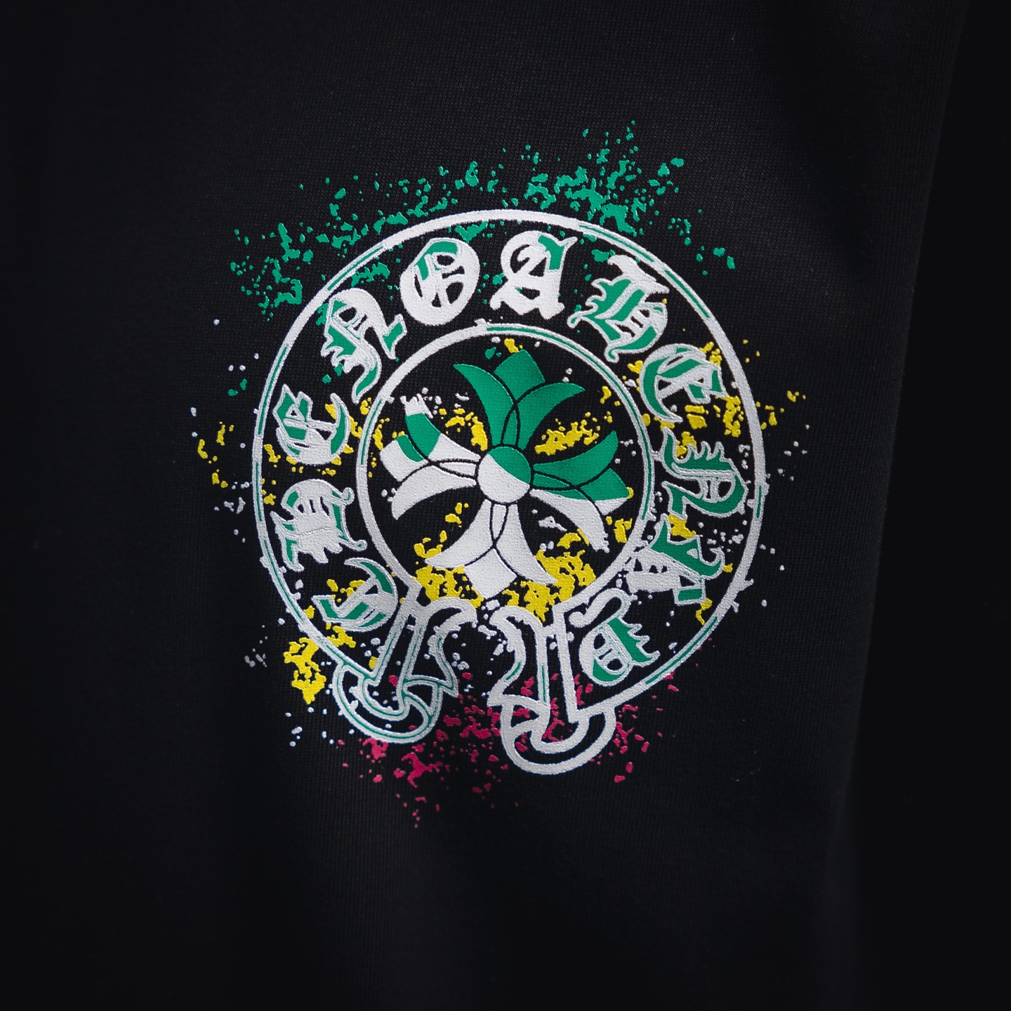 CHROME HEARTS/克罗心CH 喷绘印花短袖T恤
