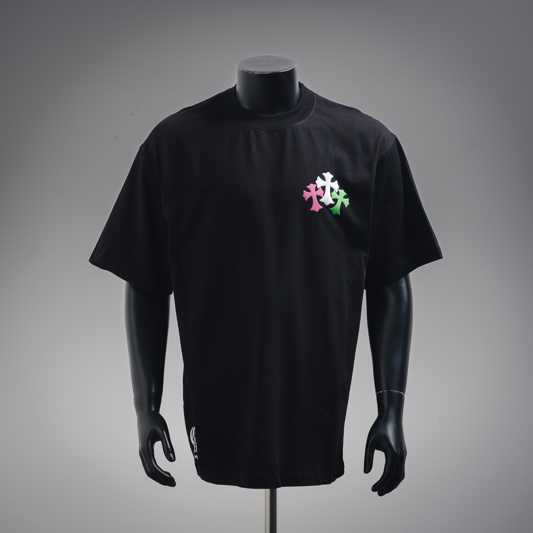 CHROME HEARTS/克罗心CH 七彩十字架短袖T恤