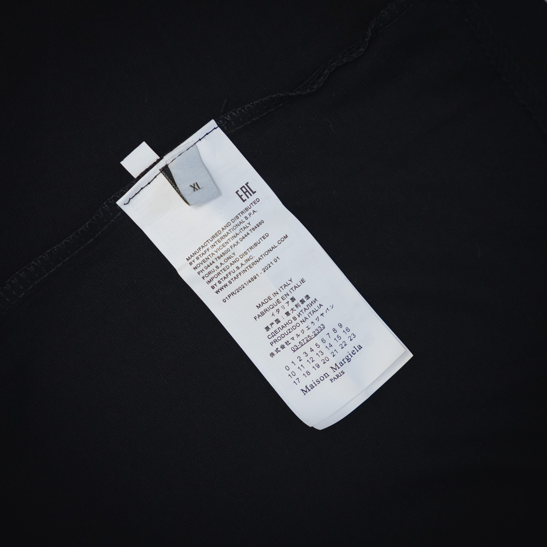 MaisonMargiela/马吉拉 25ss 数字3字母印花短袖T恤