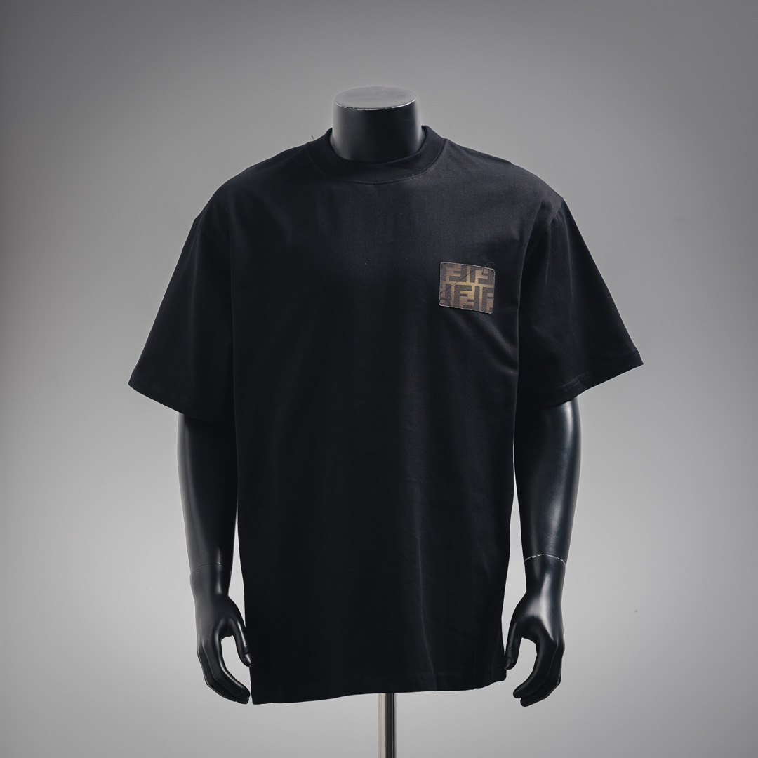Fendi/芬迪25ss渐变FF徽标短袖T恤