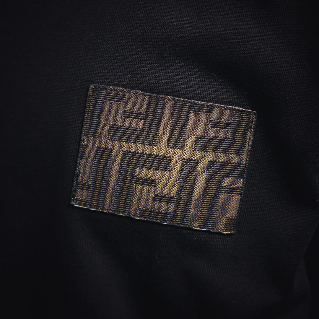 Fendi/芬迪25ss渐变FF徽标短袖T恤