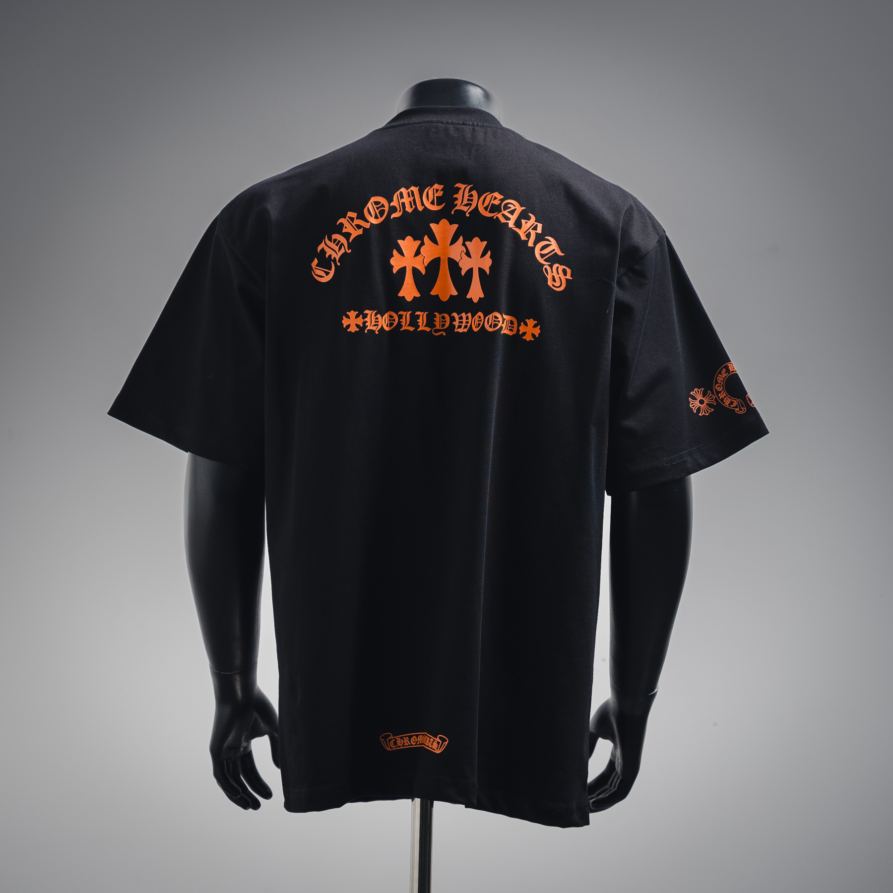 Chrome Hearts/克罗心 25ss 橙色十字架短袖T恤