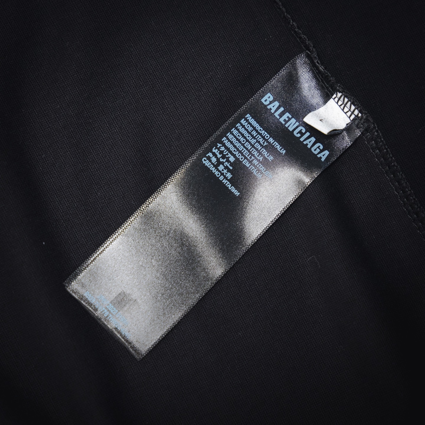 Balenciaga 巴黎世家 BLCG 25SS绿色发泡字母logo短袖T恤