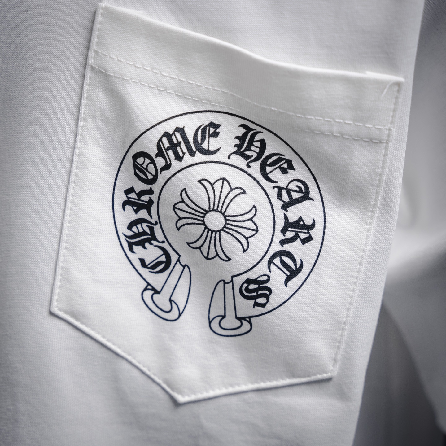 Chrome Hearts 克罗心 25ss彩色串标短袖T恤黑色 白色