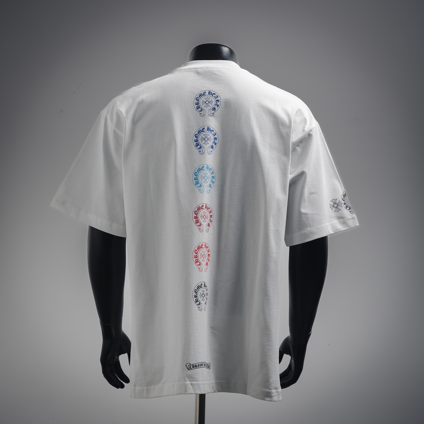 Chrome Hearts 克罗心 25ss彩色串标短袖T恤黑色 白色