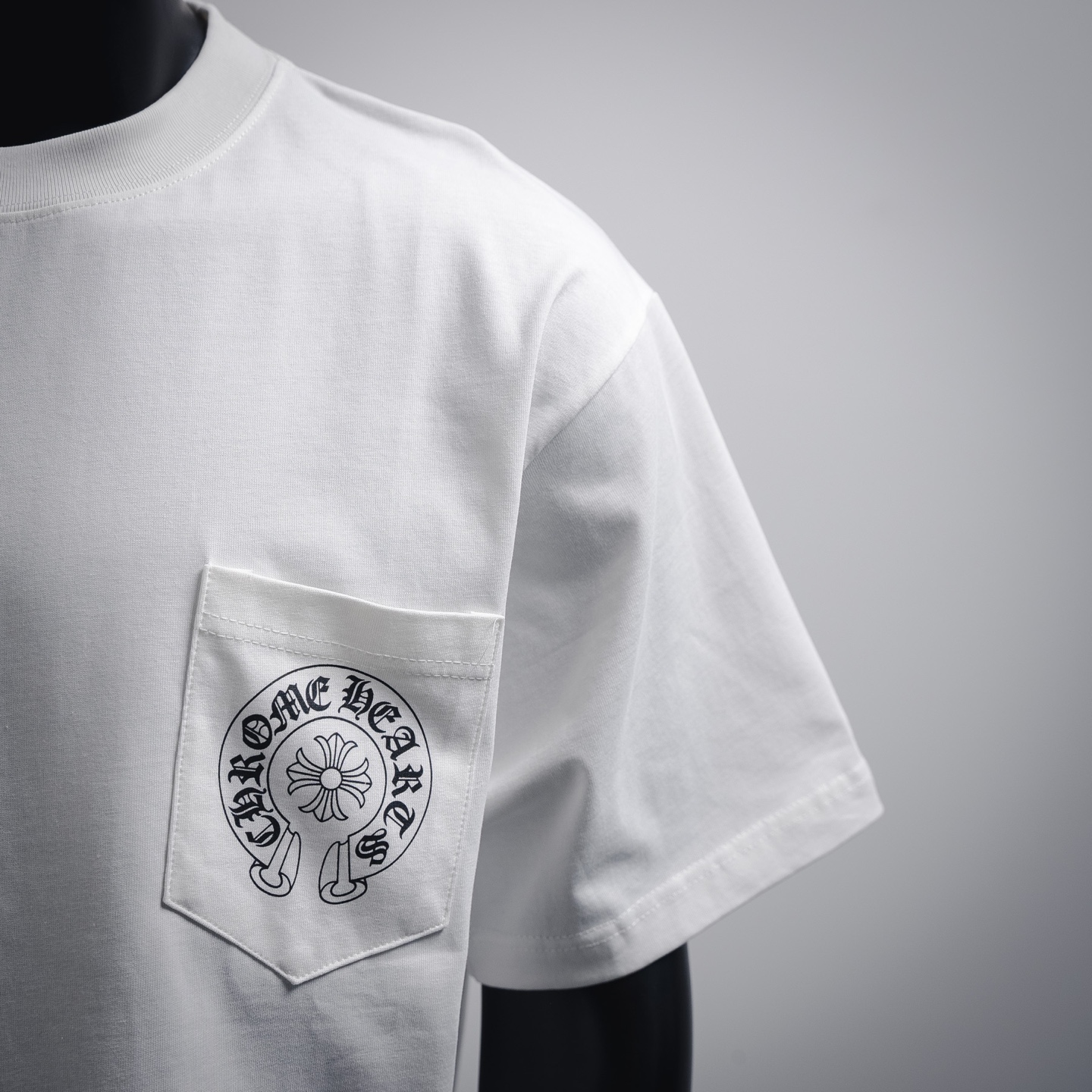 Chrome Hearts 克罗心 25ss彩色串标短袖T恤黑色 白色