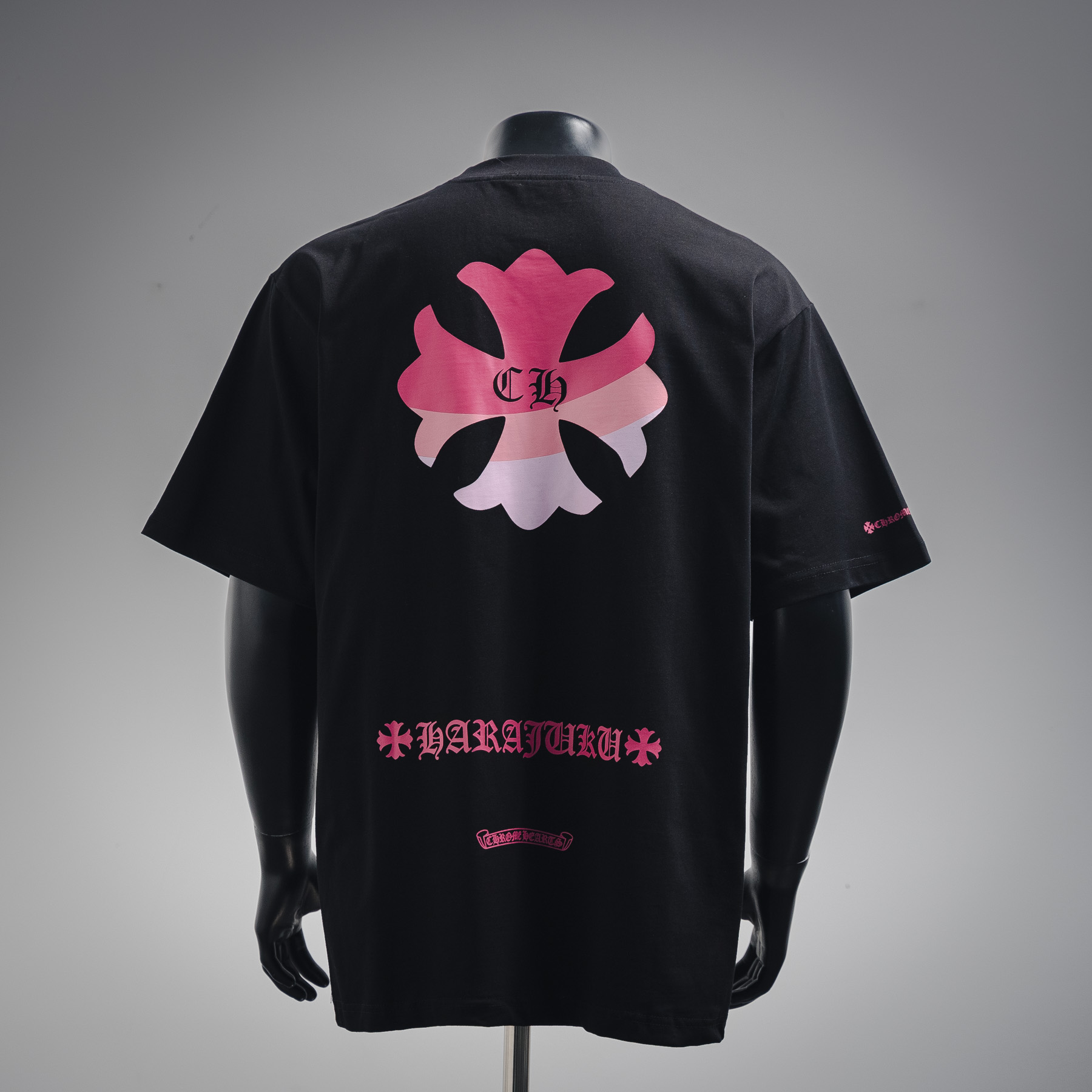 Chrome Hearts/克罗心 25ss 紫色马蹄渐变logo短袖T恤