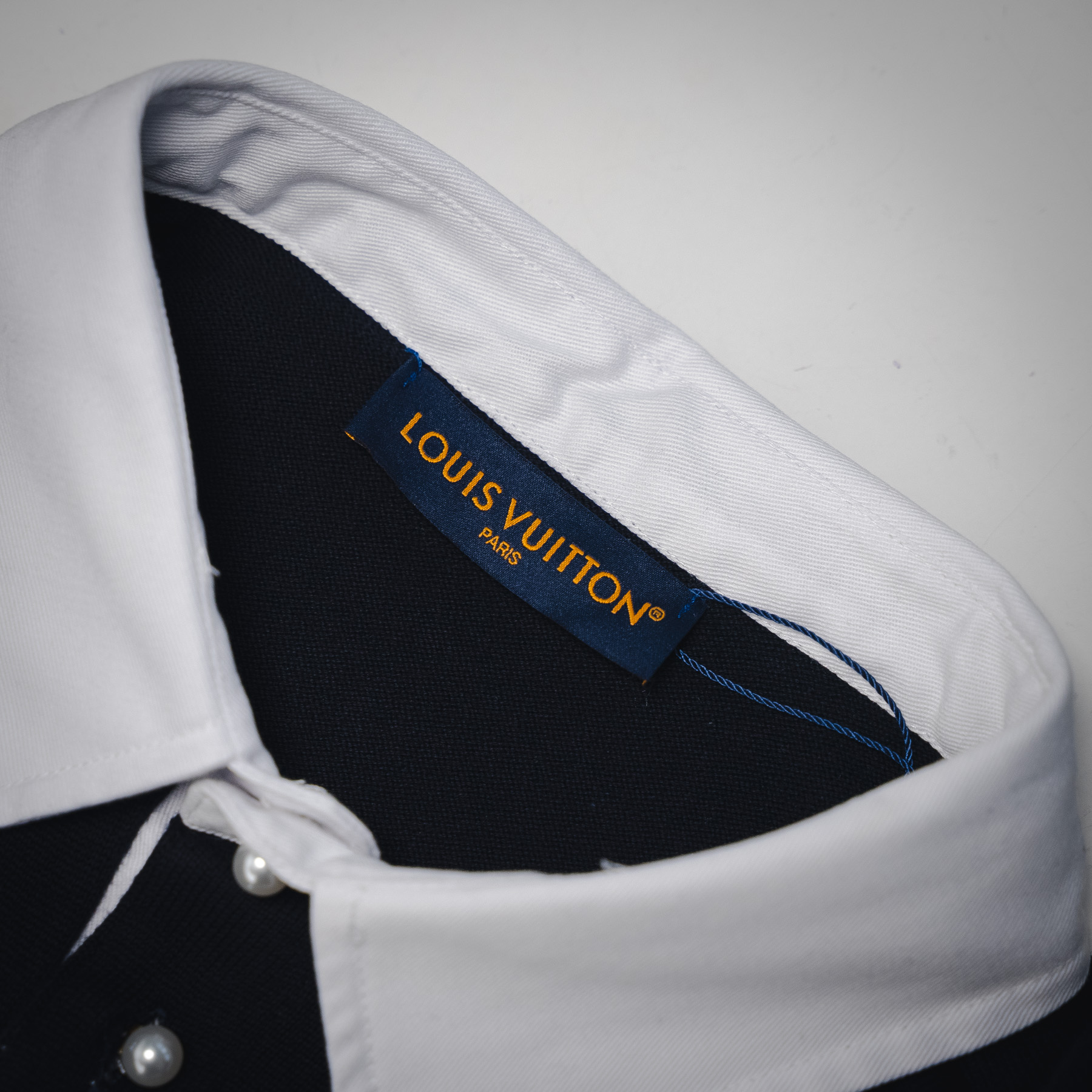 Louis Vuitton/路易威登 2025ss新款珍珠扣马球衫