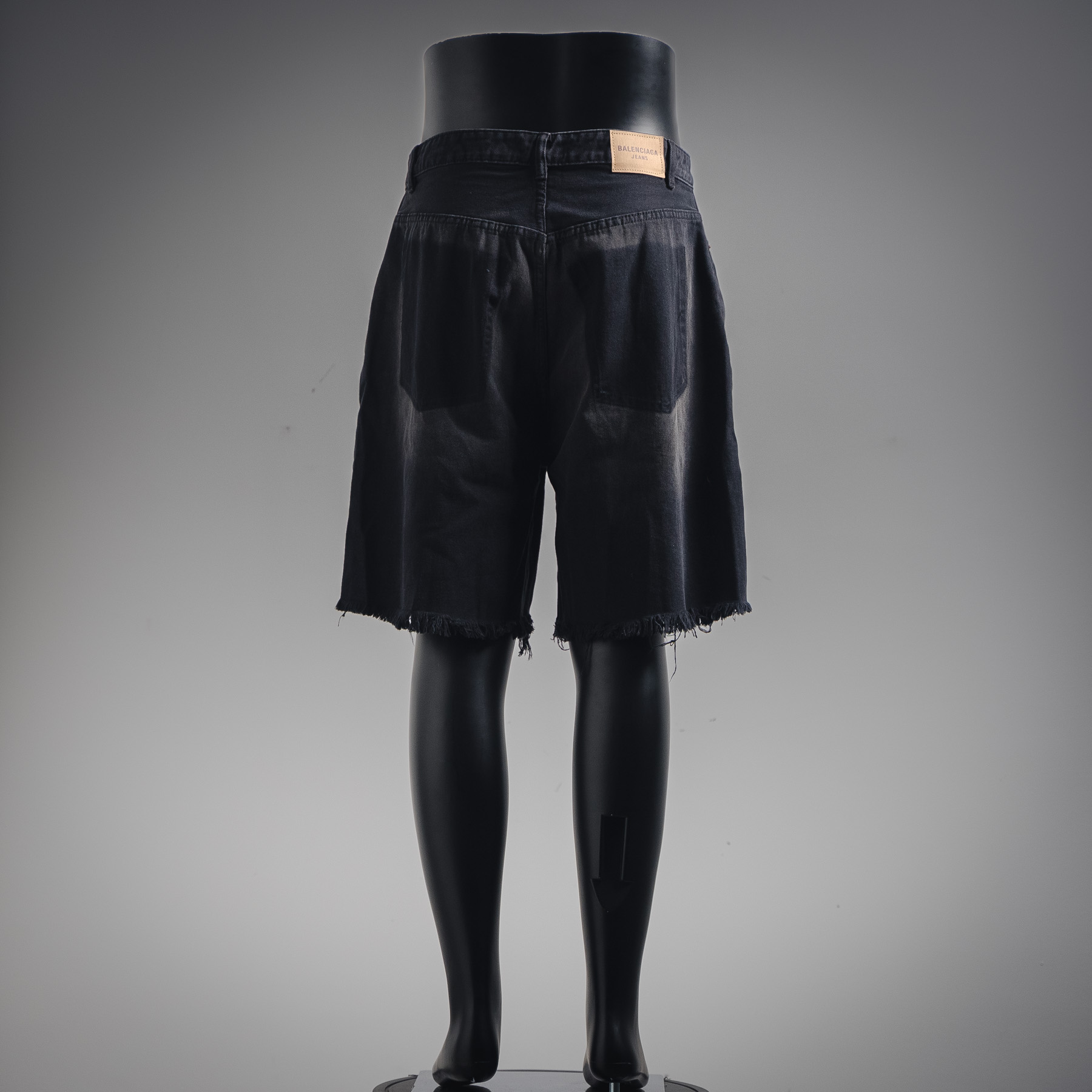 Balenciaga巴黎世家BLCG24ss新款反转口袋牛仔短裤