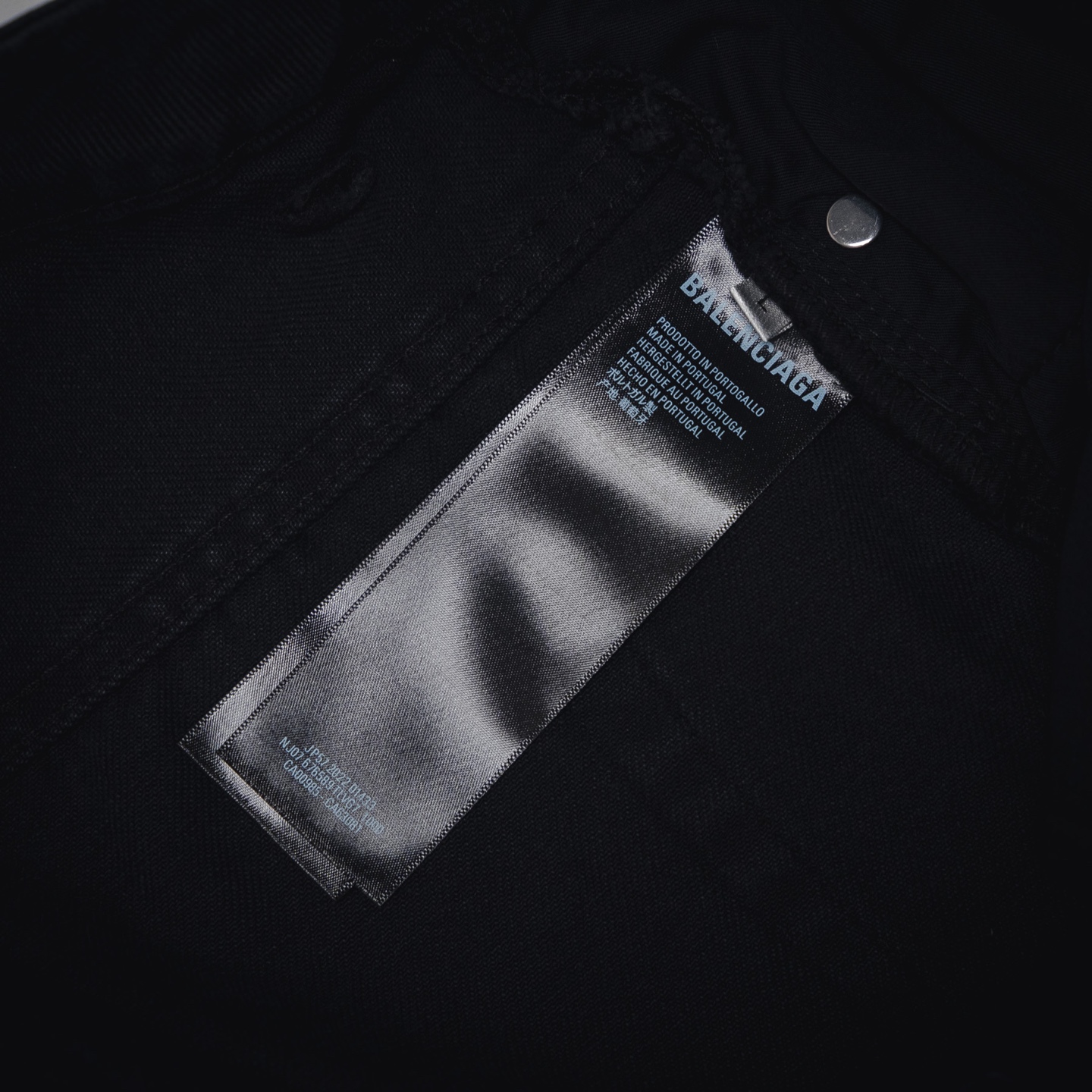 Balenciaga巴黎世家BLCG24ss新款反转口袋牛仔短裤