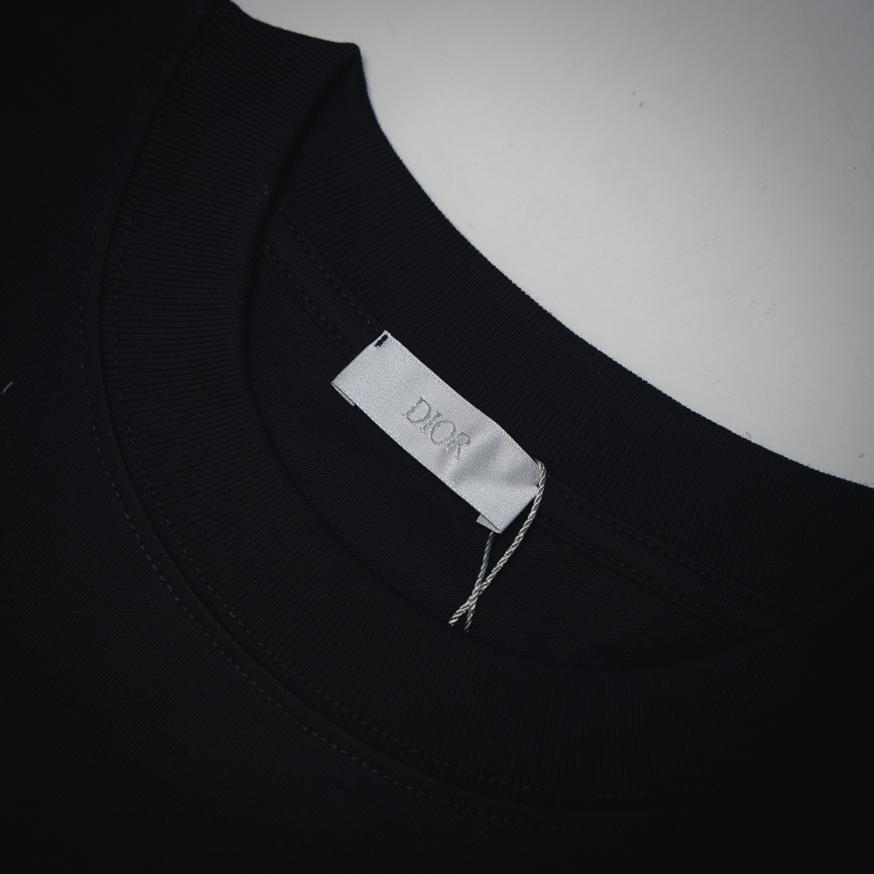 DIOR/迪奥25SS胸前花卉发泡字母logo短袖T恤