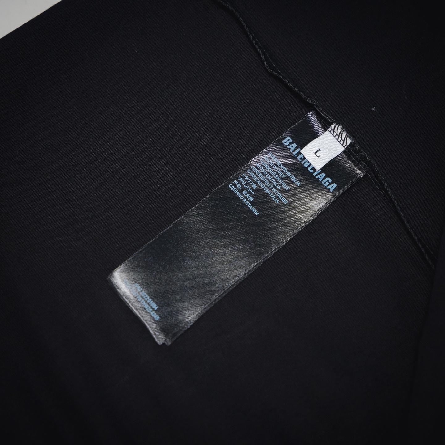 Balenciaga/巴黎世家手绘BB字母发泡圆领短袖T恤