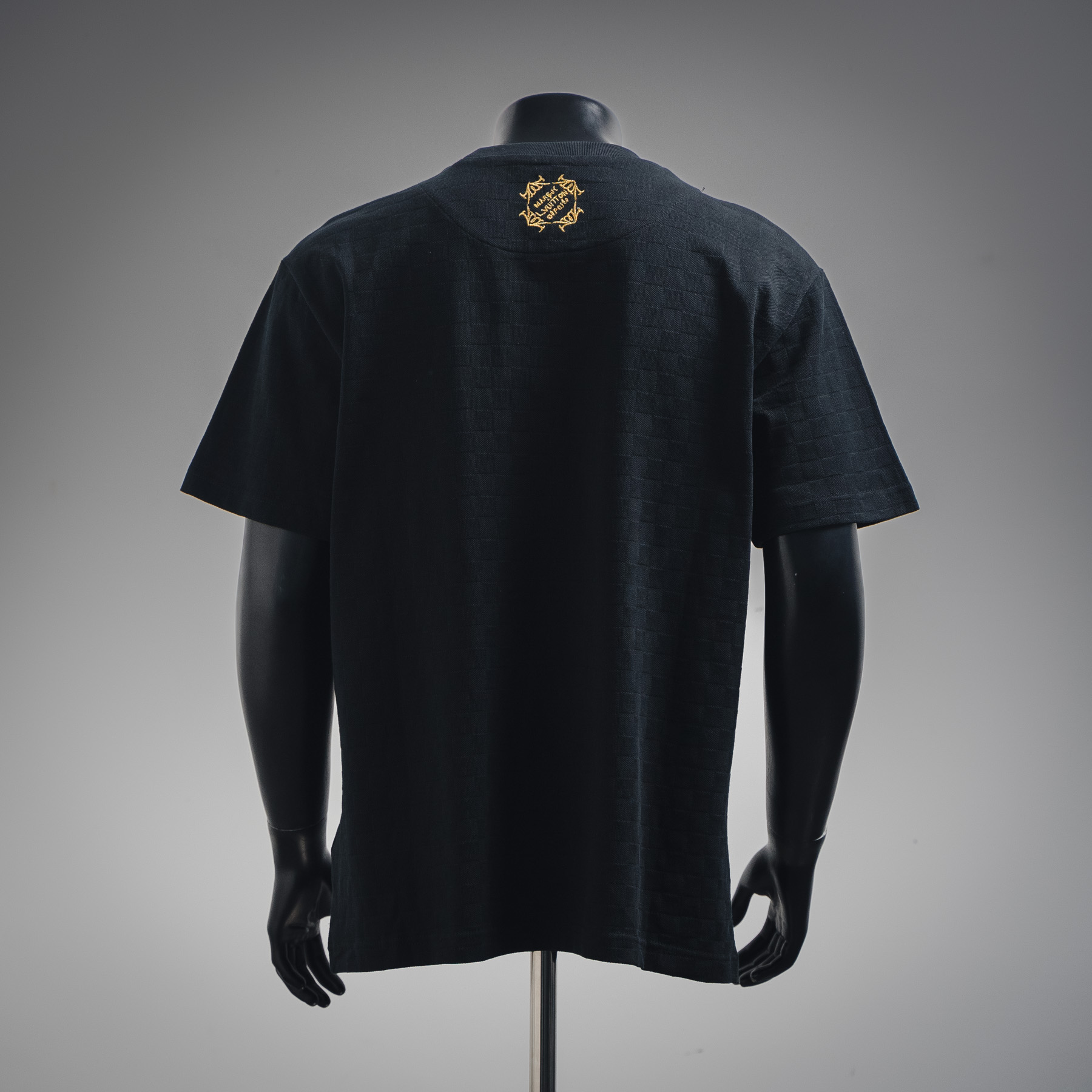 LOUIS VUITTON/路易威登LV 25ss 金丝框珠地短袖T恤
