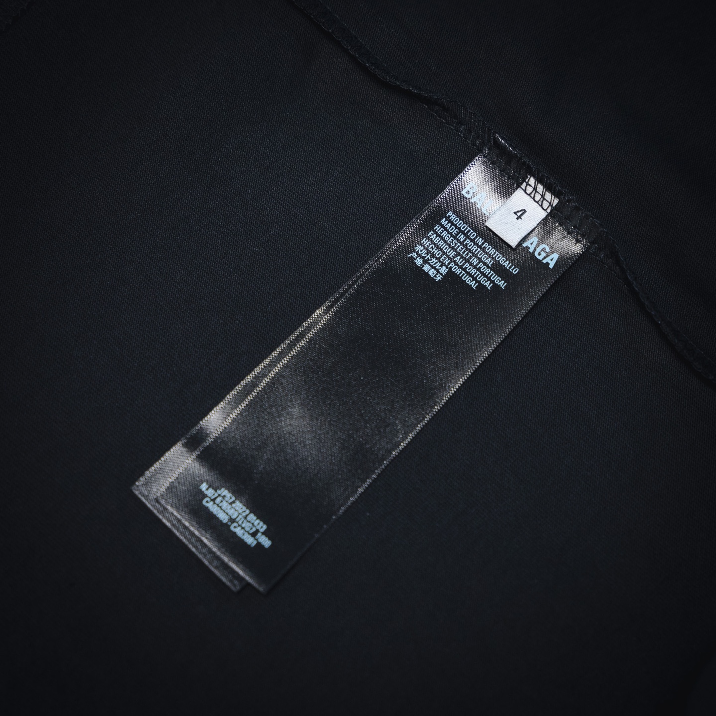 Balenciaga/巴黎世家25ss新款520贴标短袖T恤 黑色 白色