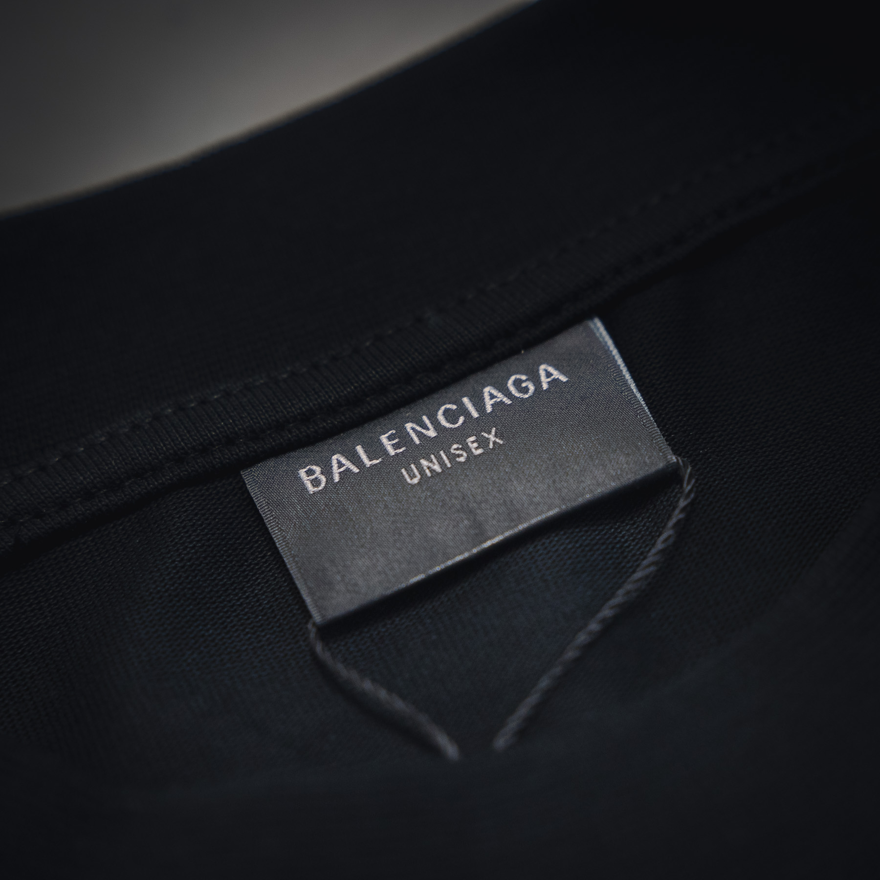 Balenciaga/巴黎世家 25ss新款拼接条纹双环短袖T恤