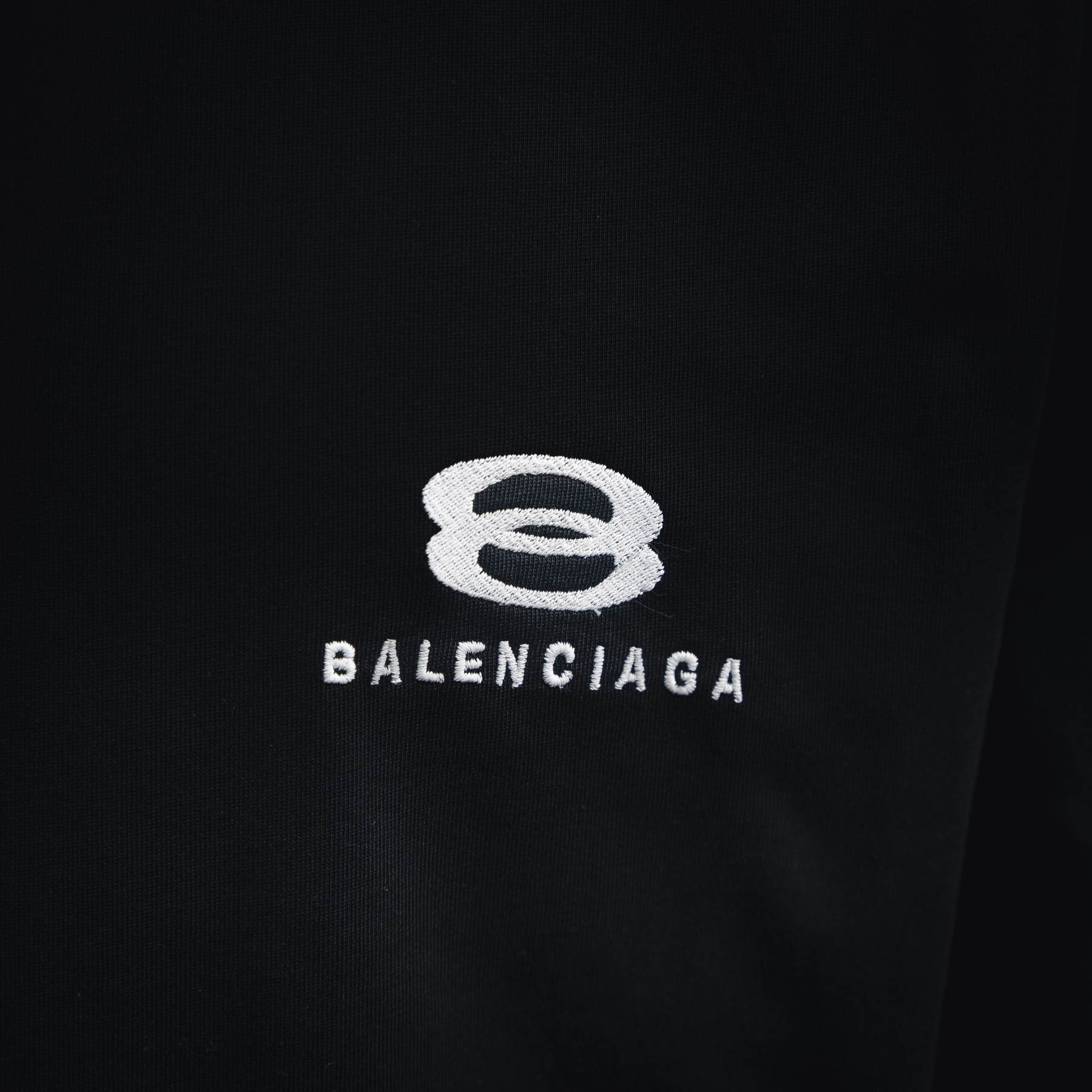 Balenciaga/巴黎世家 25ss新款拼接条纹双环短袖T恤