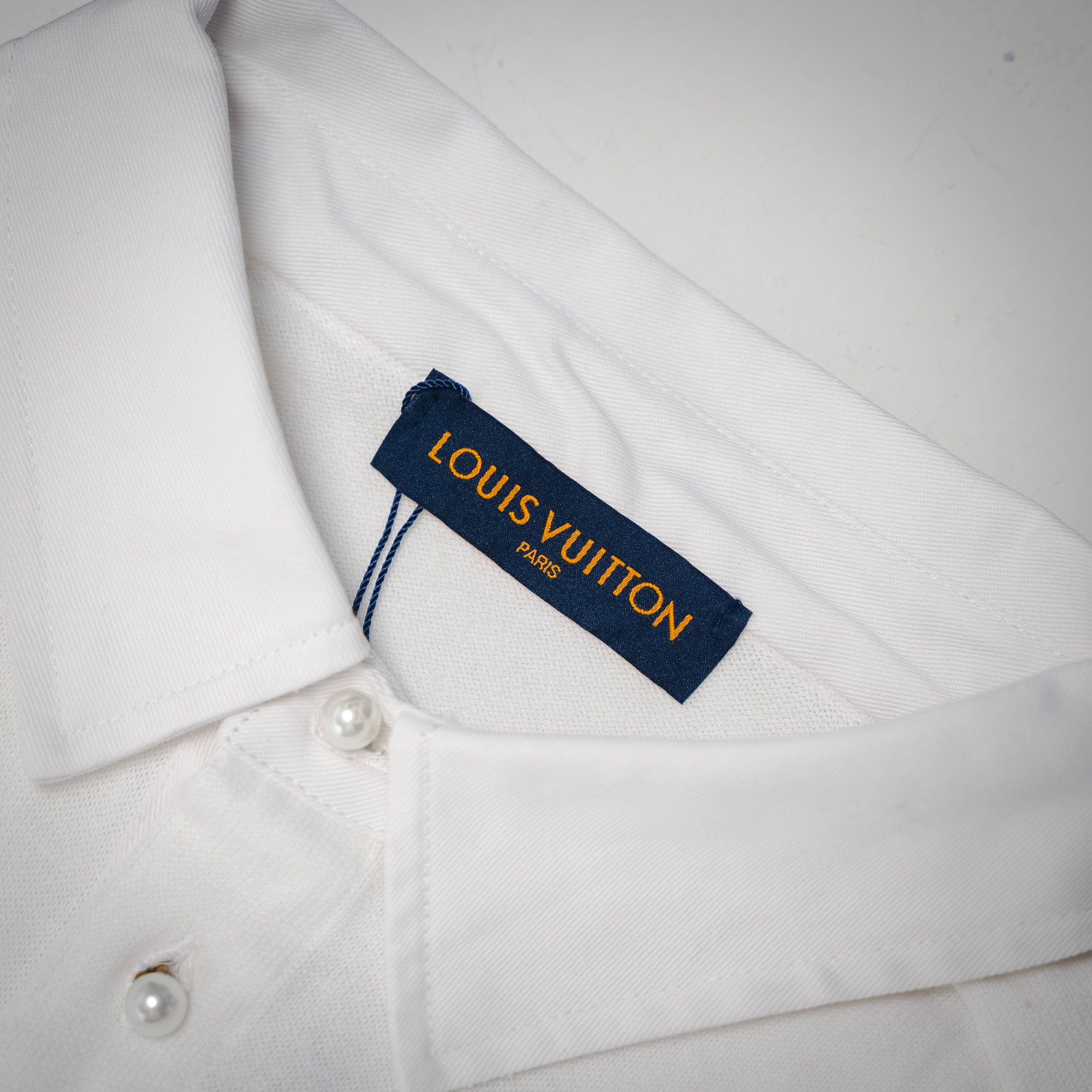 Louis Vuitton/路易威登 2025ss新款珍珠扣马球衫