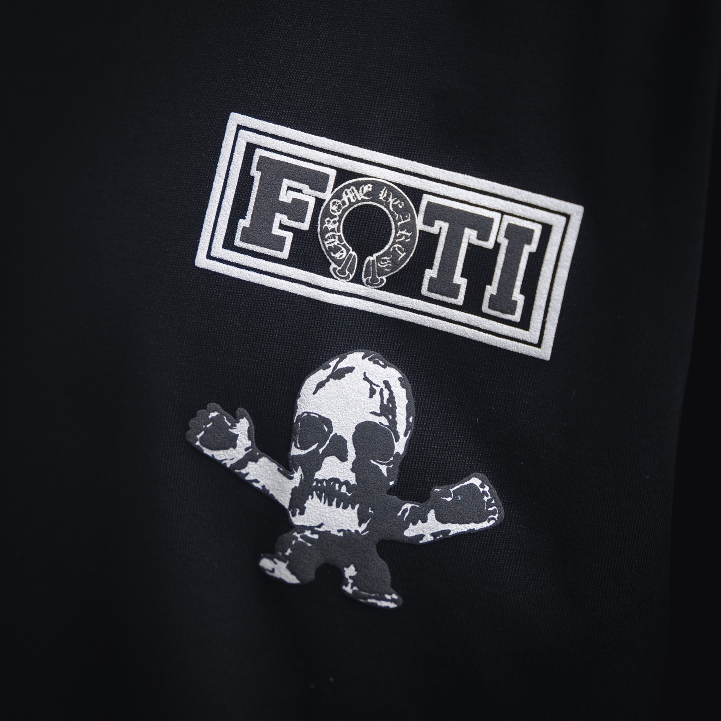 Chrome Hearts 克罗心 25ss黑彩九宫格印花短袖T恤