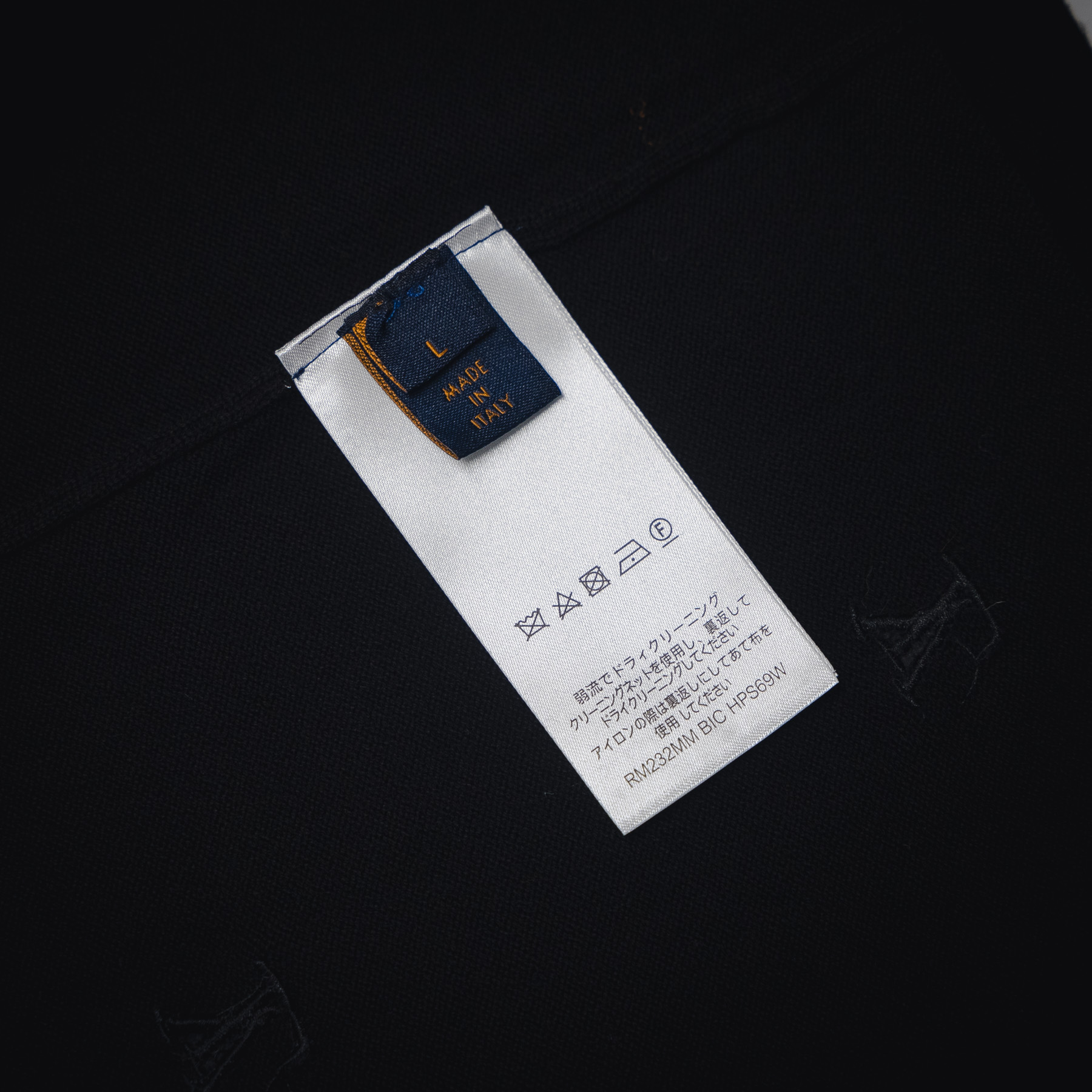 LOUIS VUITTON/路易威登LV 24Fw 全幅老花小标刺绣满logo针织短袖