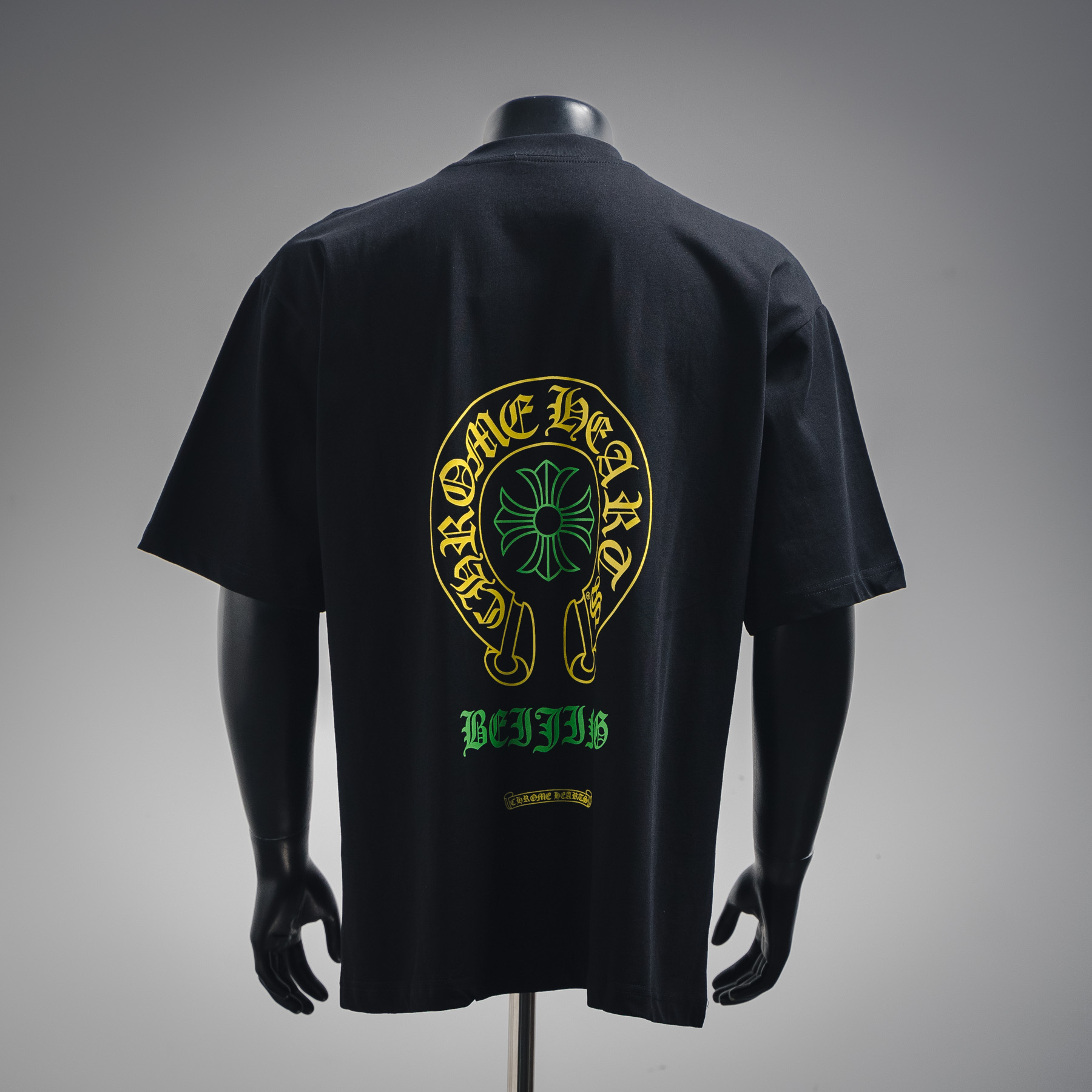CHROME HEARTS/克罗心CH 十字架印花短袖T恤