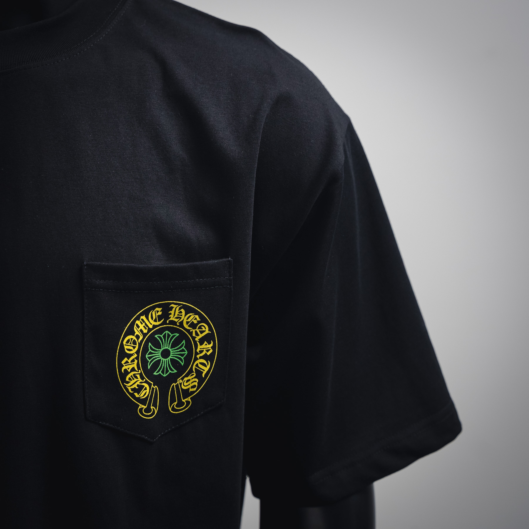 CHROME HEARTS/克罗心CH 十字架印花短袖T恤